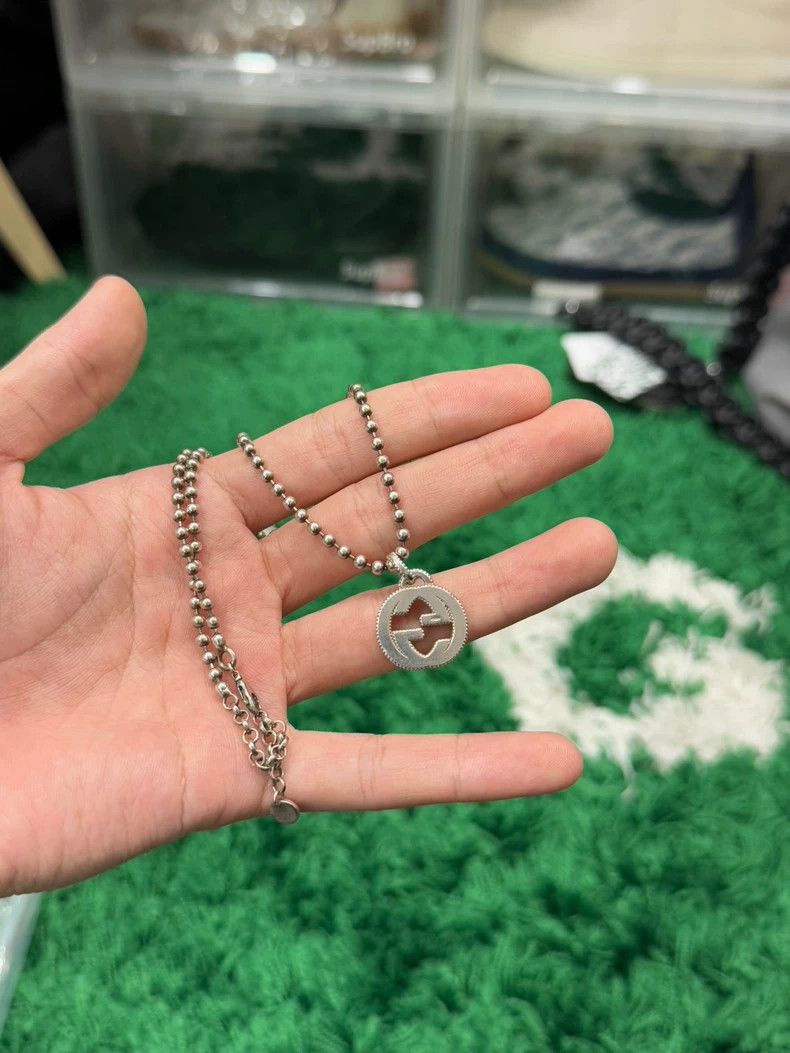 Gucci Gucci Interlocking G 925 silver necklace 2501-Nextarrow Size ONE SIZE - 1 Thumbnail
