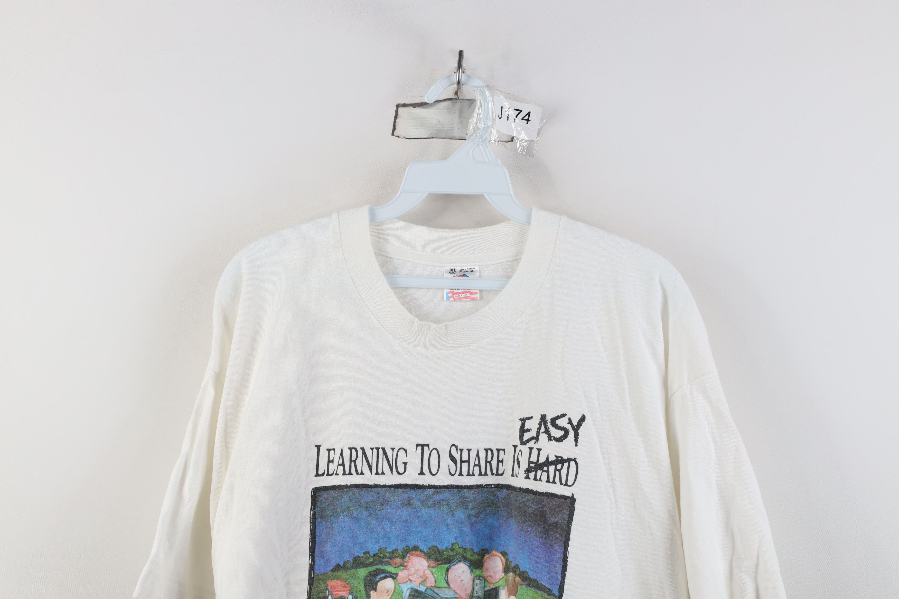 Vintage Vintage 90s Computer Servers Sharing Is Easy T-Shirt USA Size US XL / EU 56 / 4 - 2 Thumbnail