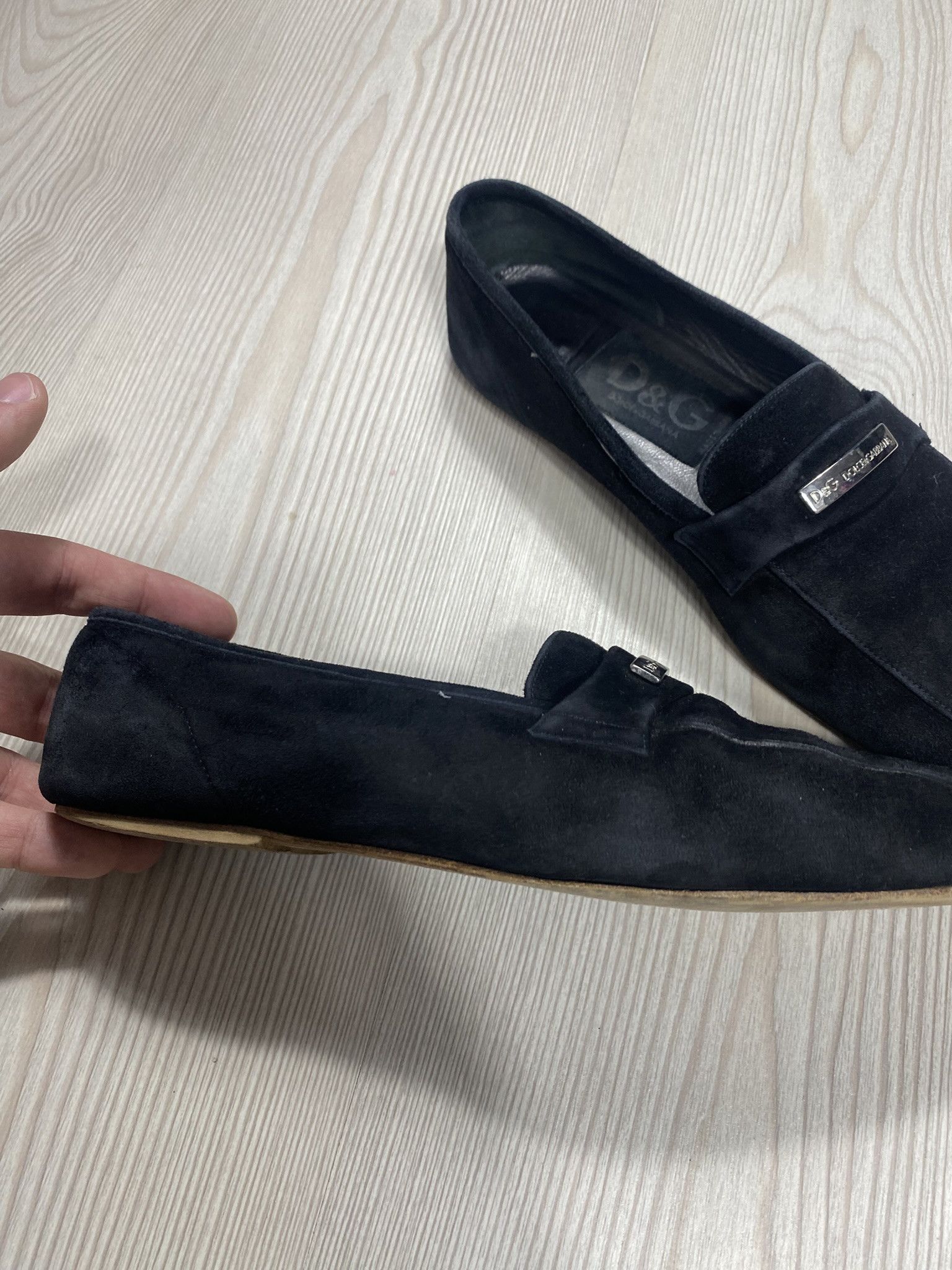 Dolce & Gabbana Dolce & Gabbana Men's Logo Loafer Slippers Size US 7.5 / IT 37.5 - 2 Thumbnail