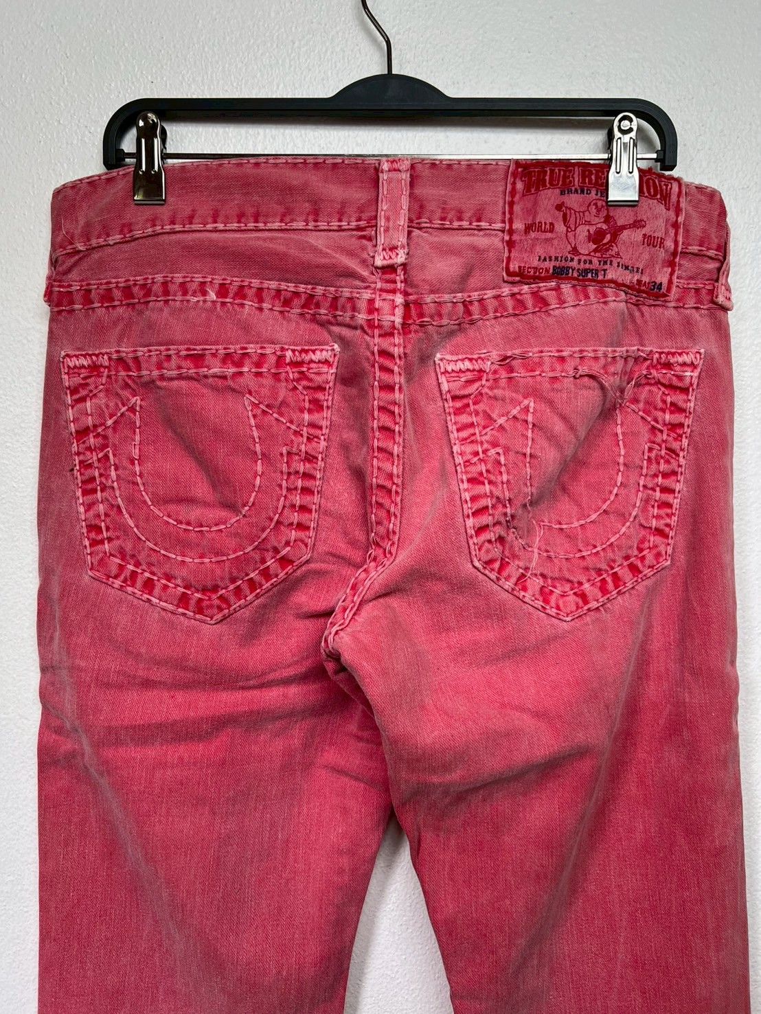 True Religion VINTAGE TRUE RELIGION BOBBY SUPER T JEANS Size US 34 / EU 50 - 6 Thumbnail