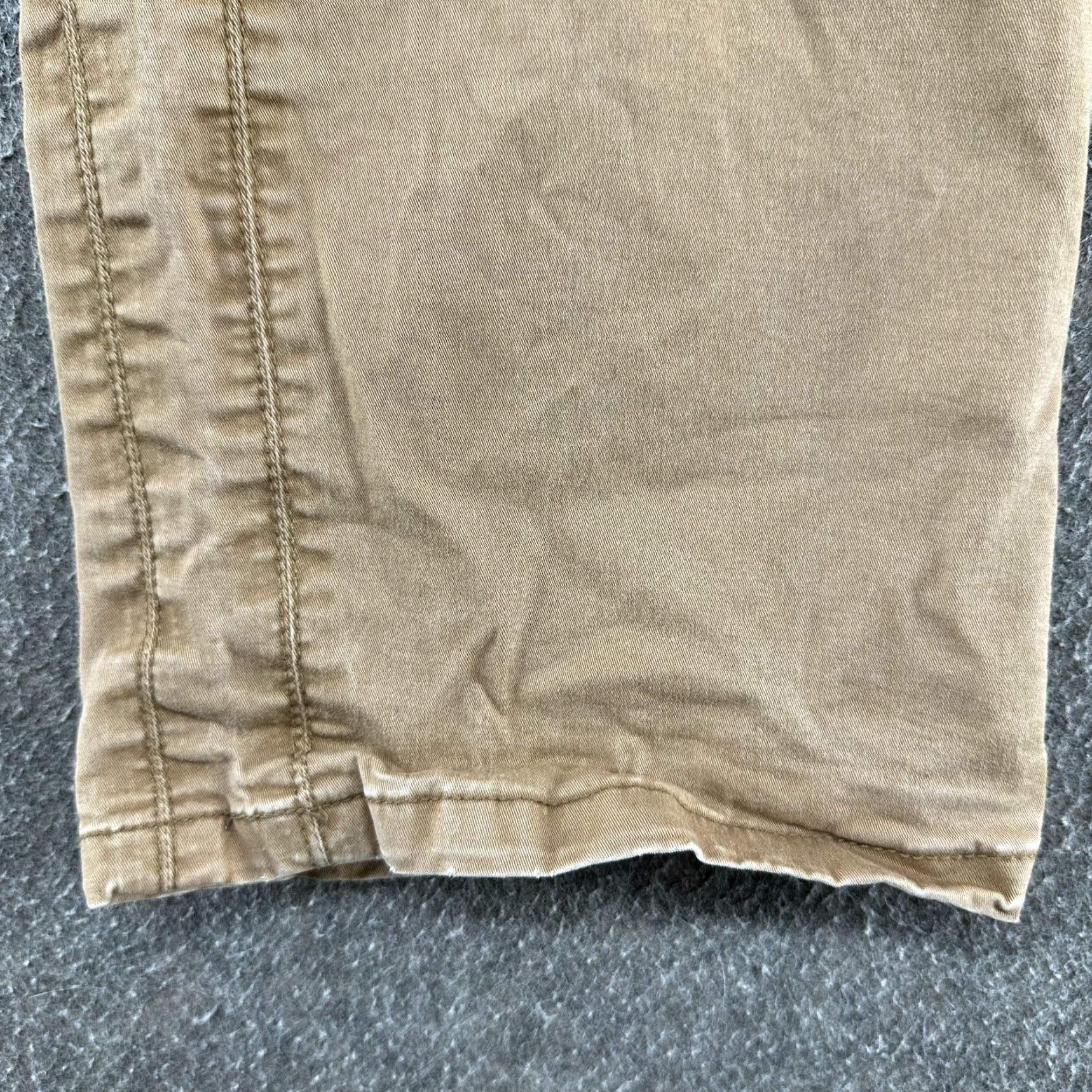 Vintage Kuhl Pants Mens 38x30 Brown Tan Canvas Carpenter Tapered 90s Vintage Logo Casual Workwear Size US 38 / EU 54 - 4 Thumbnail