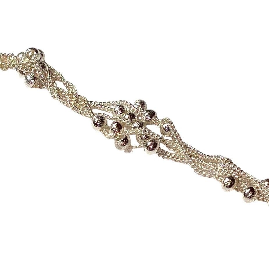 Other Sterling Silver Multi-Strand Bracelet W/Toggle Closure,Inter Size ONE SIZE - 1 Thumbnail