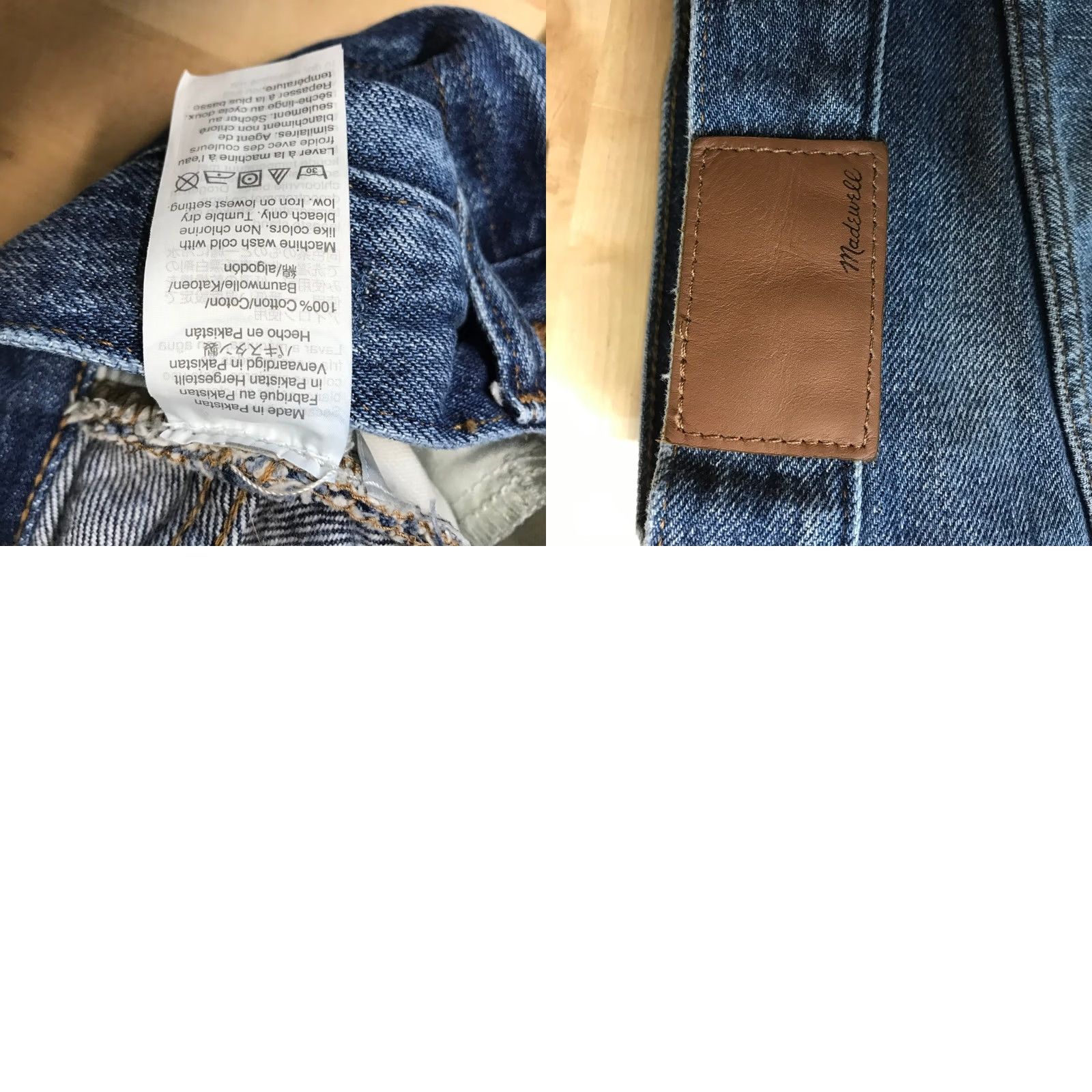 Madewell Madewell Vintage Straight High Rise Blue Denim Pants Size 27" / US 4 / IT 40 - 8 Thumbnail