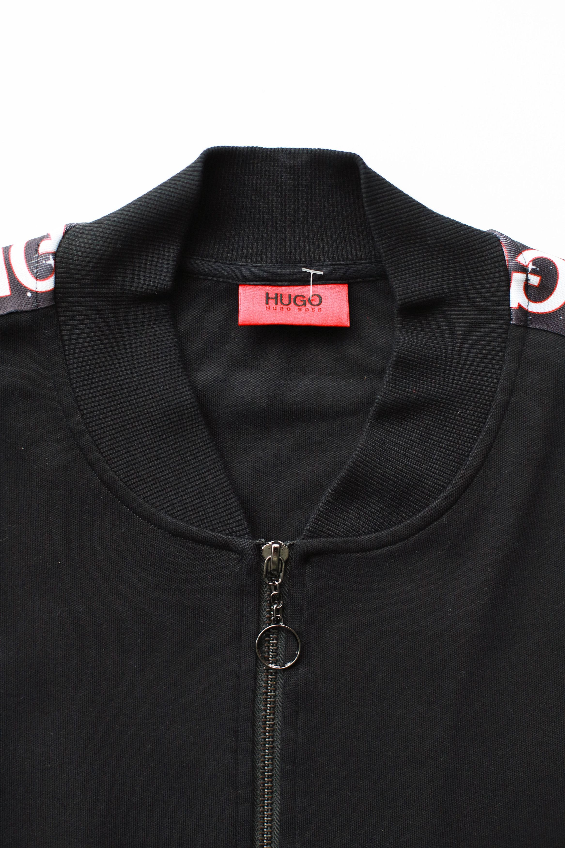 Hugo Boss Hugo Boss Dacido Full Zip Sweatshirt Black Size US XL / EU 56 / 4 - 5 Thumbnail