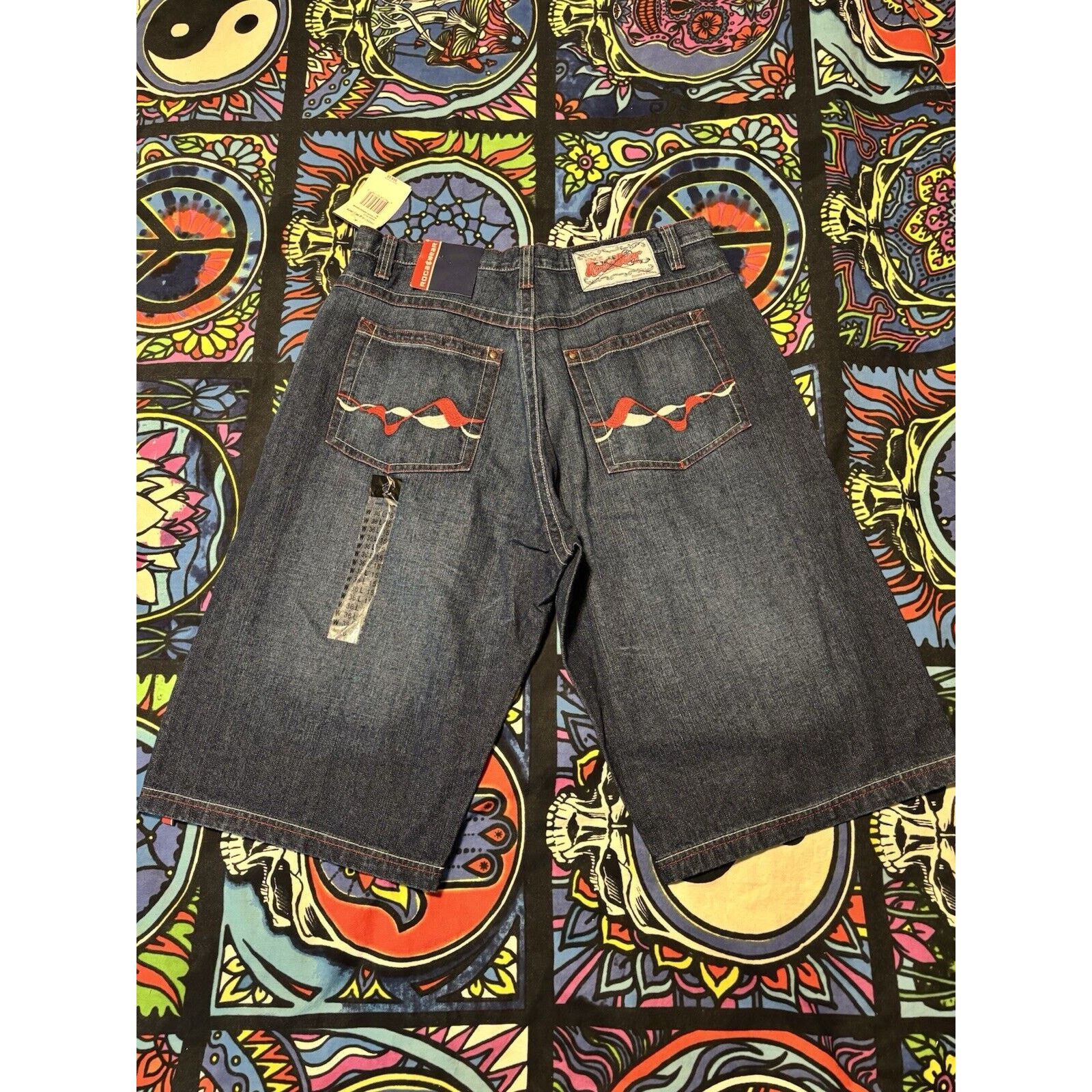 y2k Rocawear deadstock jorts shorts W 36 NWT baggy hip hop