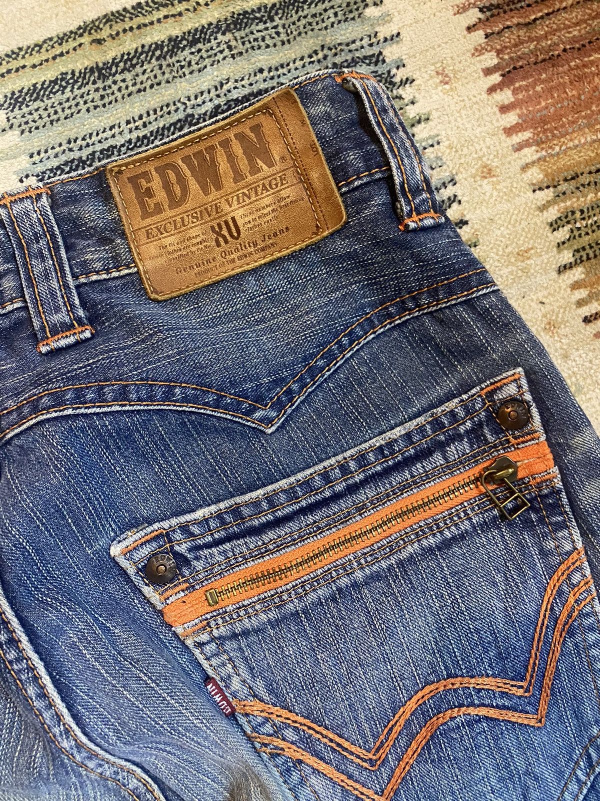 Edwin × Japanese Brand × Vintage 🔥 Very Rare 🔥 Vintage Edwin Denim Pants Size US 31 - 8 Thumbnail