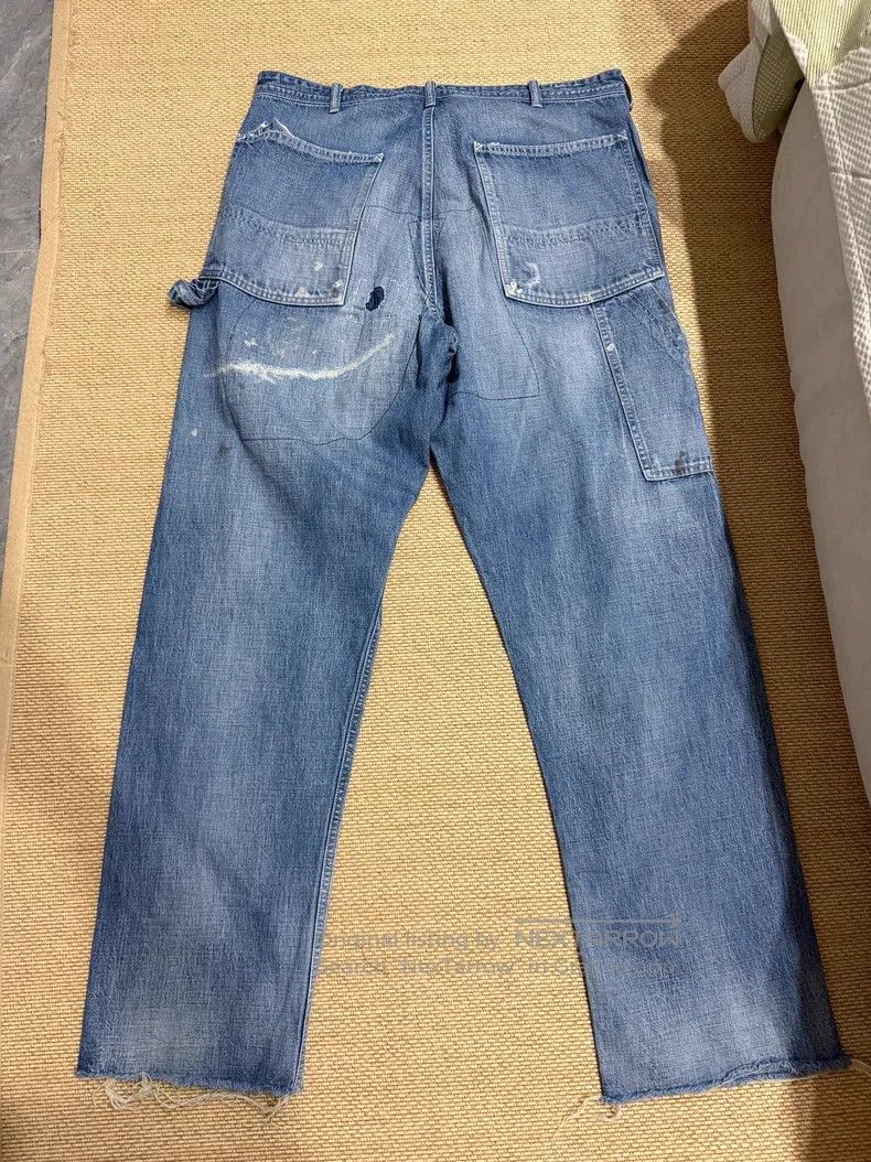 Le Mont Saint Michel Saint Michael size XL Ripped Splash-Ink Fringe Jeans Size 24" / US 00 / IT 34 - 2 Thumbnail