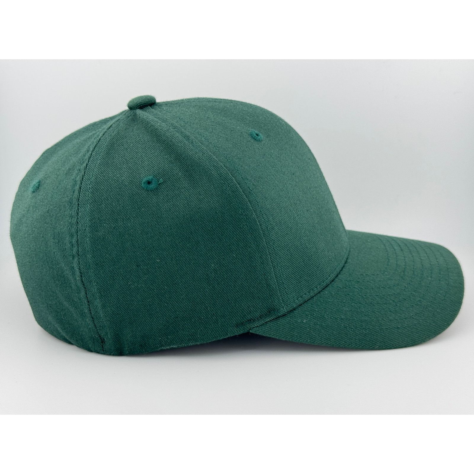 Lids Blank Green Baseball Hat - Custom Lids Flex Fit Home Run Cap Size ONE SIZE - 3 Thumbnail