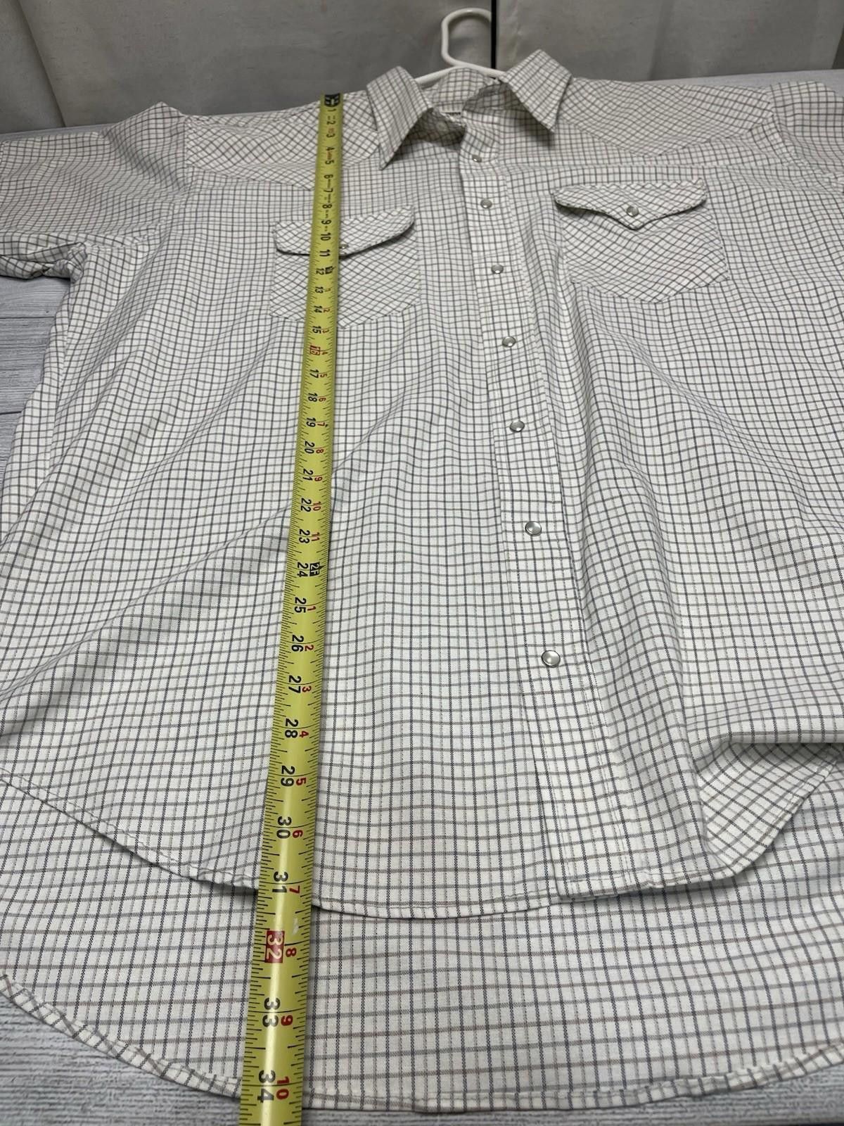 Ruddock Shirts Vintage Ruddock Flying R White Pearl Snap Western M XL Size US XL / EU 56 / 4 - 4 Thumbnail