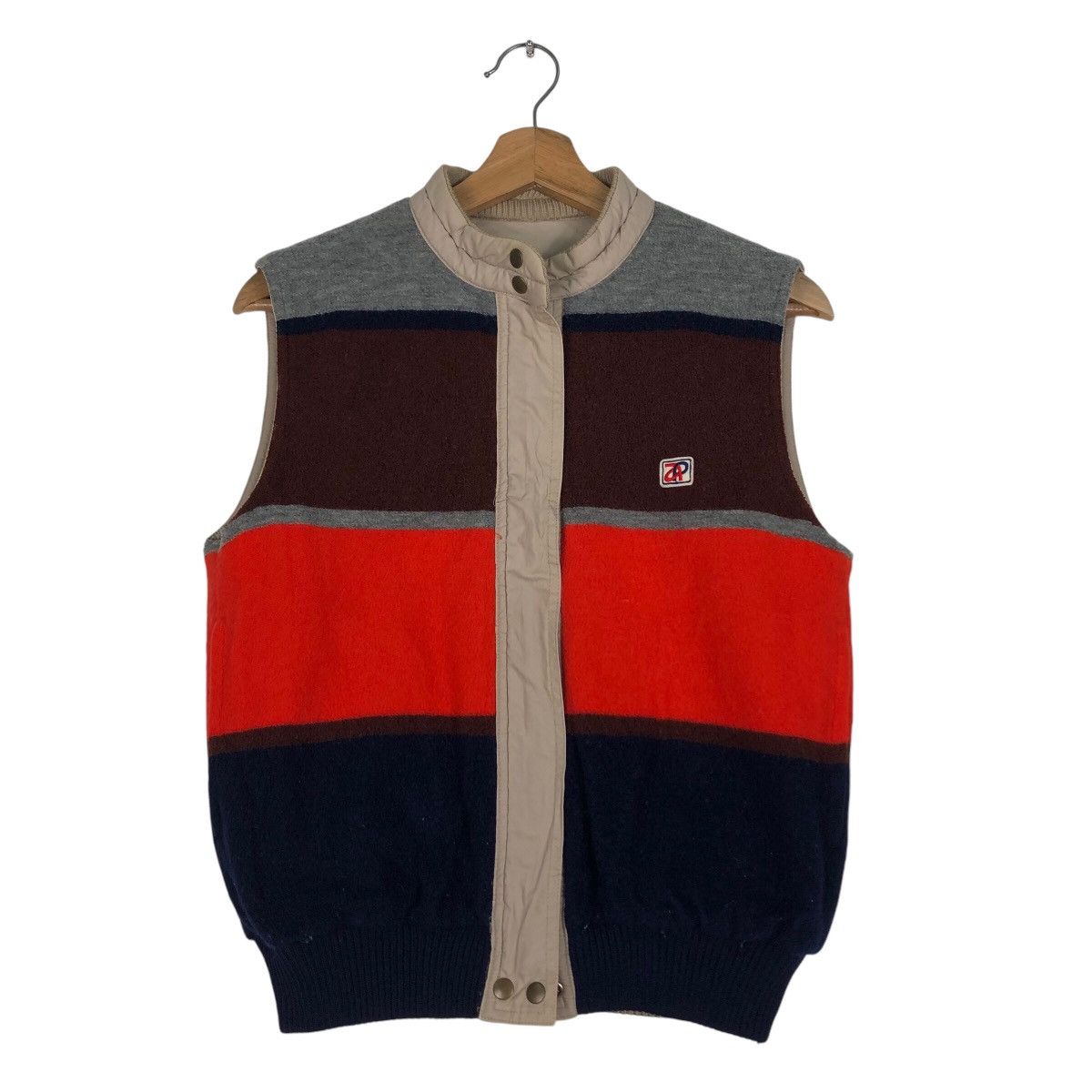 Japanese Brand 📌Vintage Reversible Biker Vest Arnold Palmer Blanket Design Size US S / EU 44-46 / 1 - 16 Thumbnail