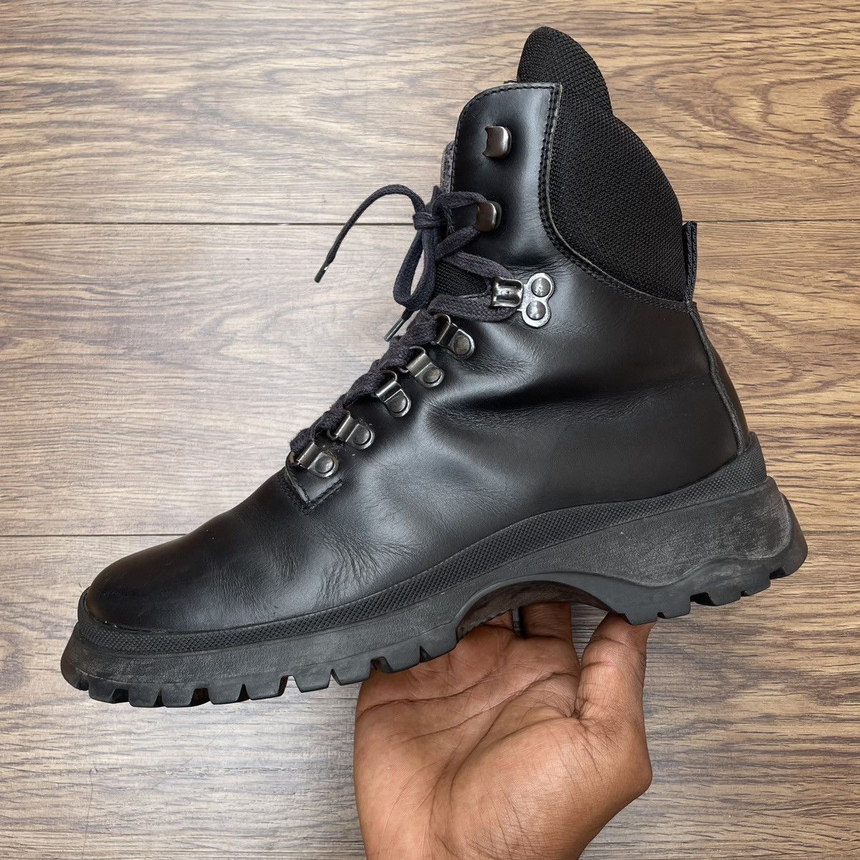 Prada Prada Brixxen Leather Lace-Up Boots Size US 6.5 / EU 39-40 - 5 Thumbnail