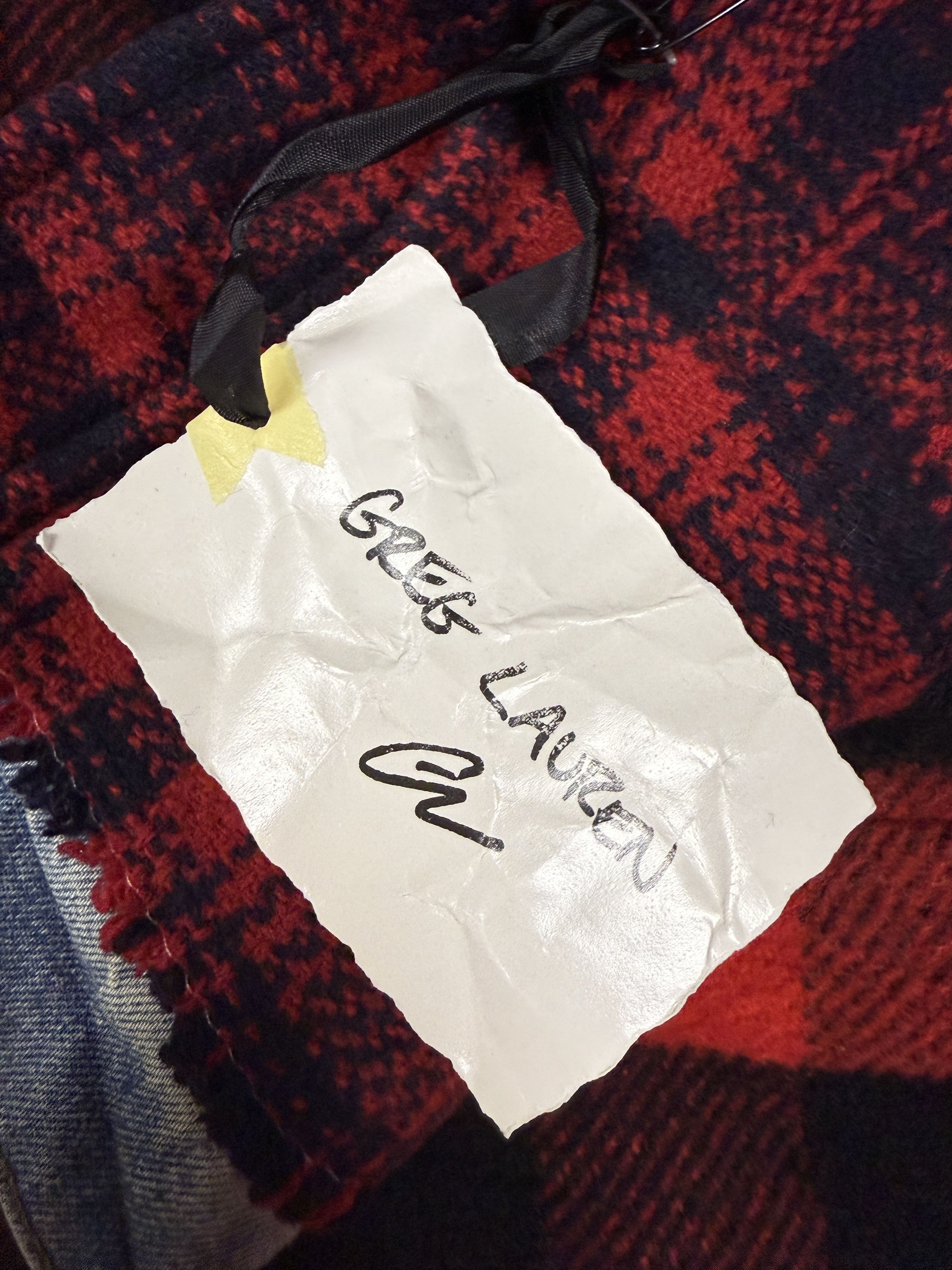 Greg Lauren $1375 Greg Lauren Buffalo Plaid Shawl Collar Box Jacket Size US L / EU 52-54 / 3 - 11 Thumbnail