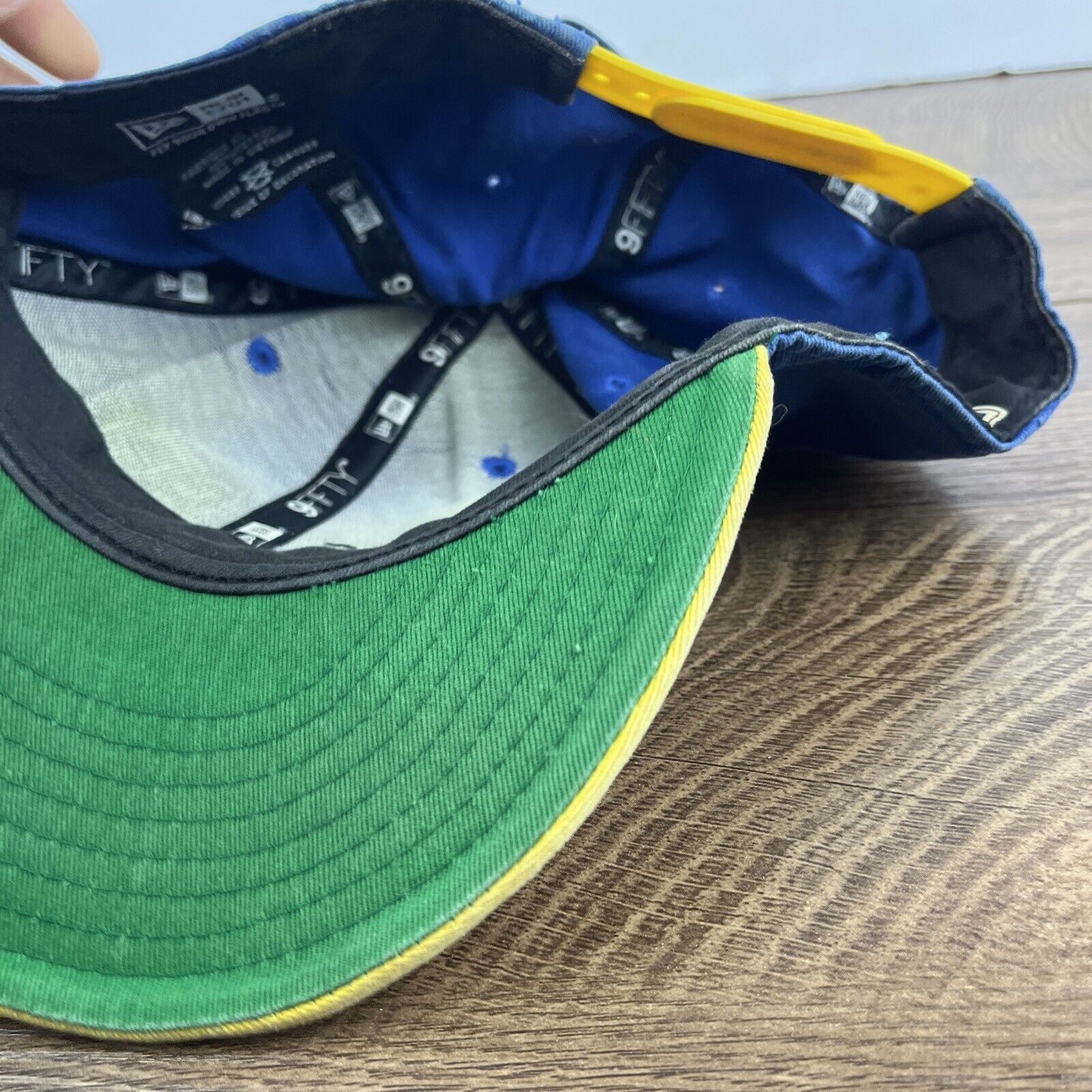 New Era Denver Nuggets Hat New Era 9FIFTY Snapback Blue Hat Adjustab Size ONE SIZE - 12 Thumbnail