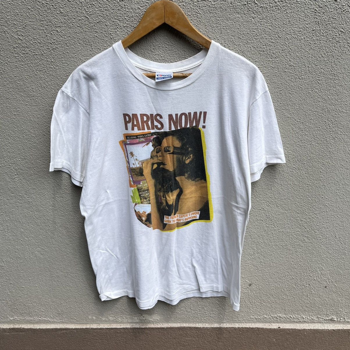 Vintage 80s FRENCH movie photo tee paris now