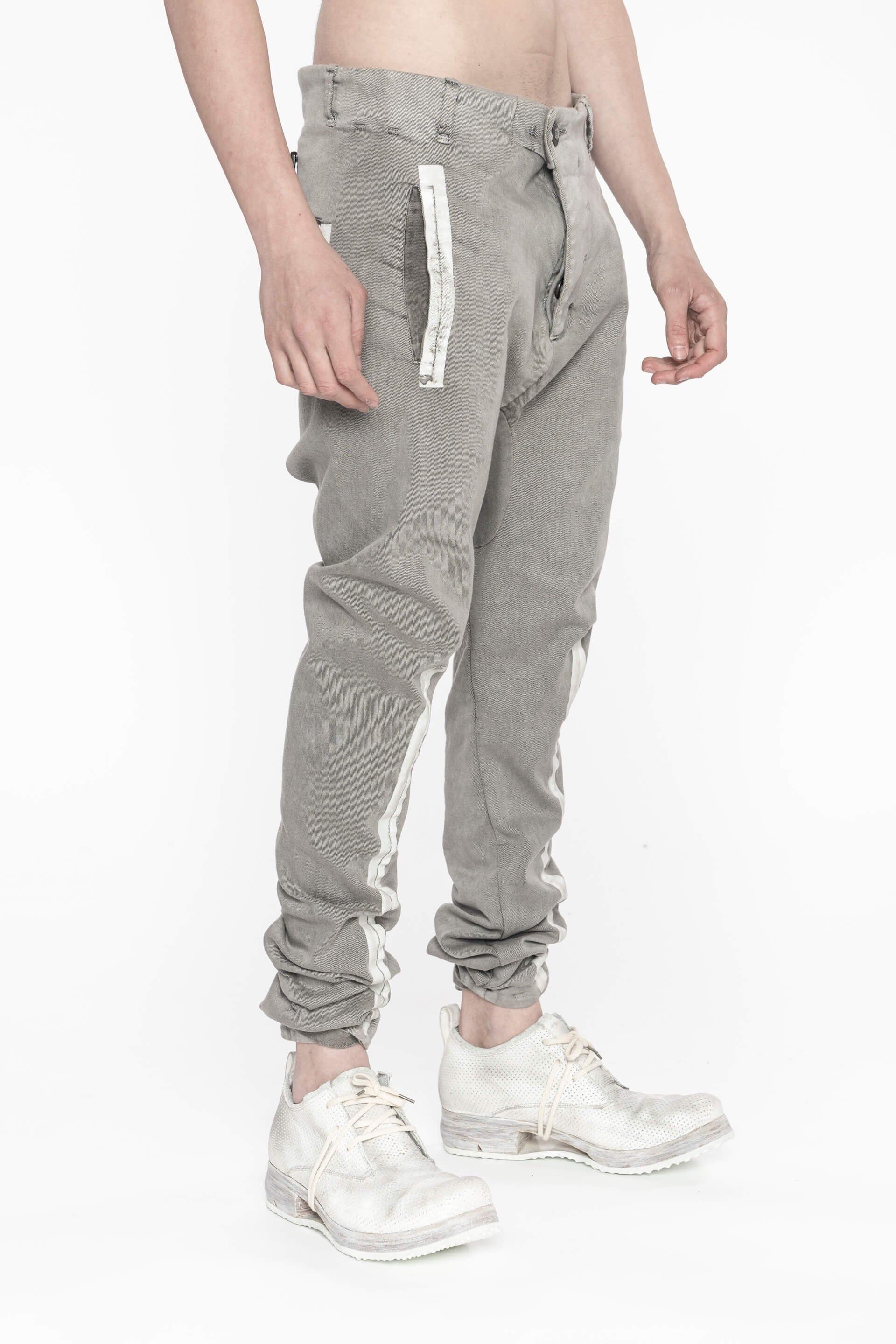 Boris Bidjan Saberi Boris P11 Carbon Grey Tapeseam Cotton Pant Size L Size US 34 / EU 50 - 17 Thumbnail