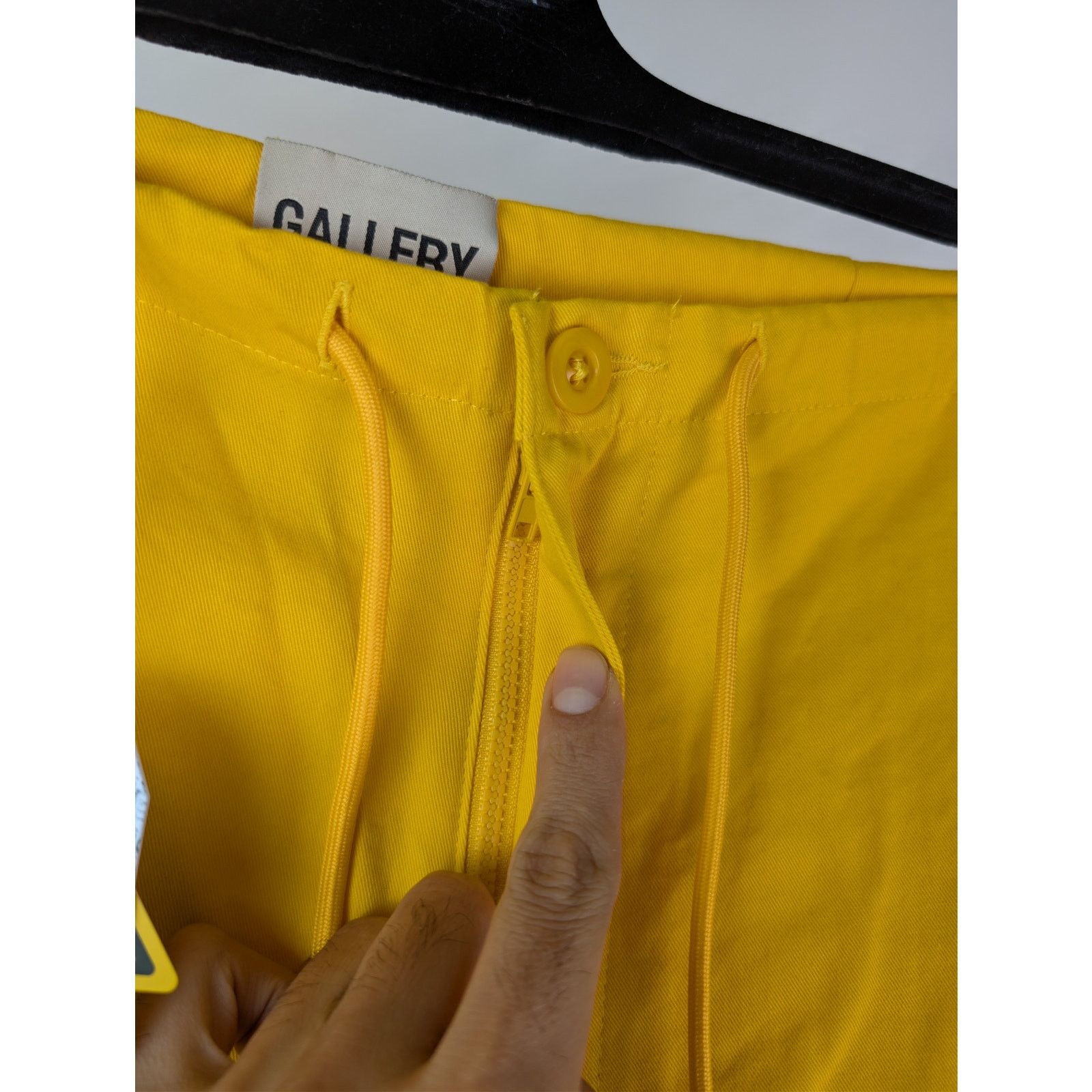 Gallery Dept. o1rshd1 Theo Drawstring Cargo Pants in Yellow Size US 34 / EU 50 - 7 Thumbnail