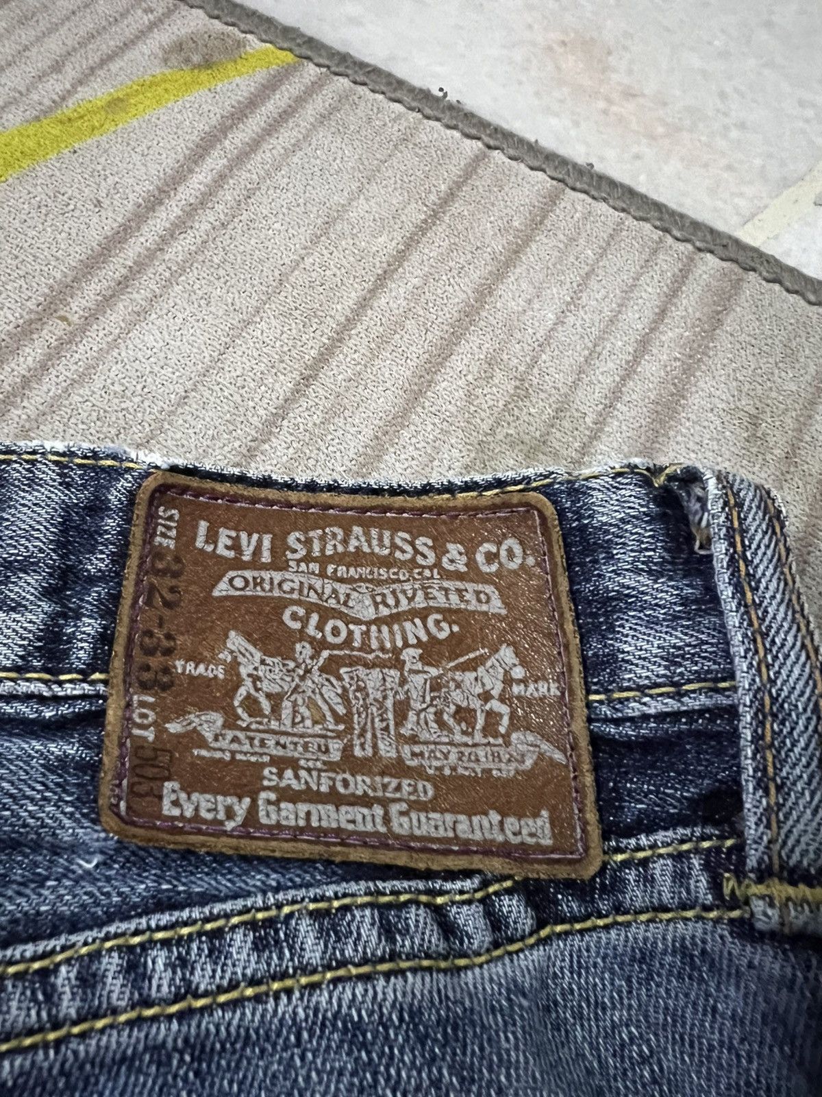 Levi's 💥Baggy💥Vintage Levis 503 Faded Jean Size US 32 / EU 48 - 23 Thumbnail