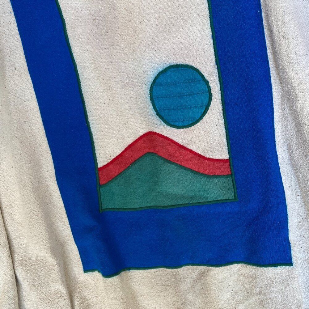 Vintage Vintage 50s Canvas Embroidered Crewneck Sweater Large Distr Size US M / EU 48-50 / 2 - 8 Thumbnail