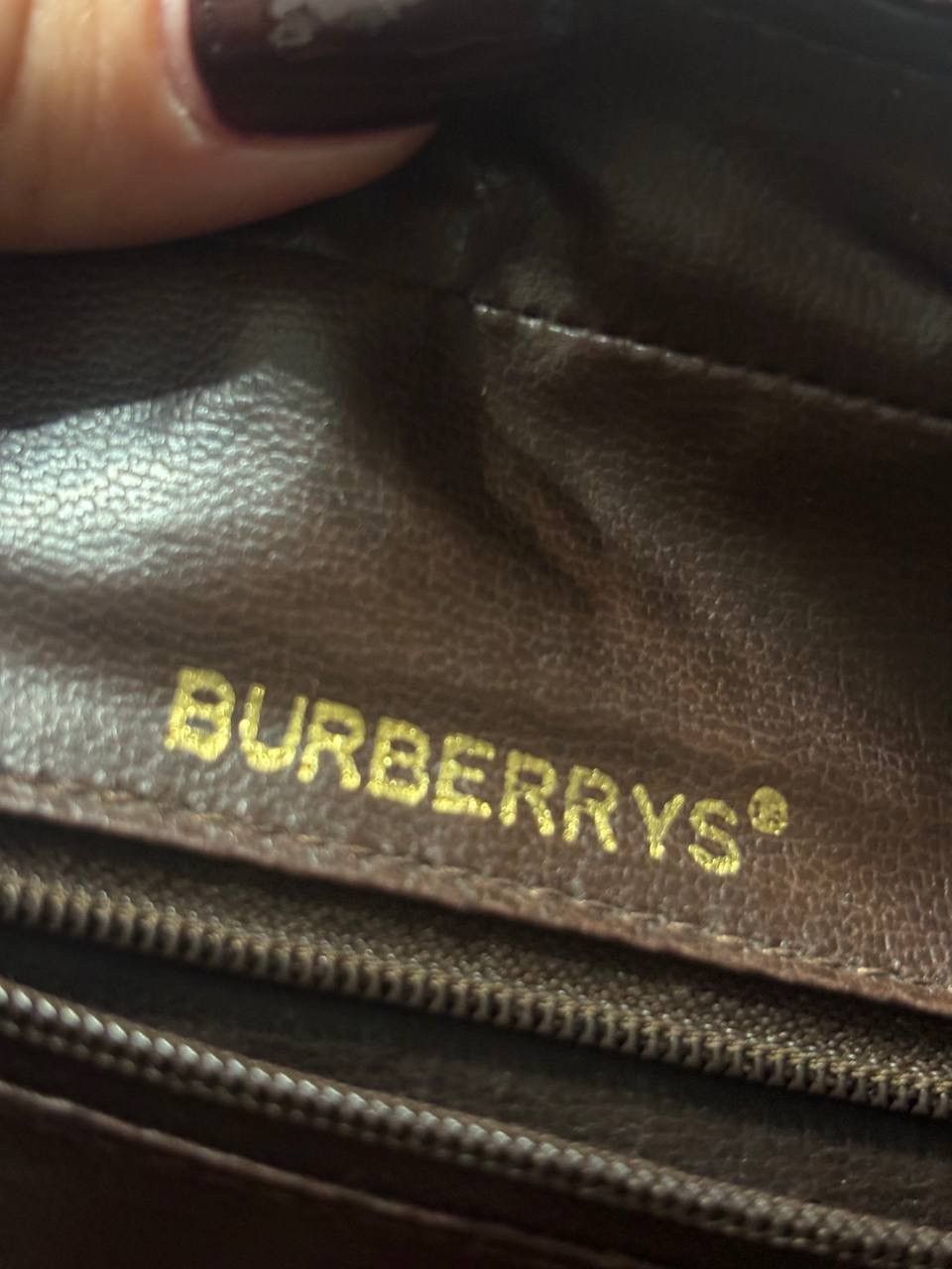 Burberry Vintage Burberry Burberrys Leather style y2k Handbag 80s Size ONE SIZE - 6 Thumbnail