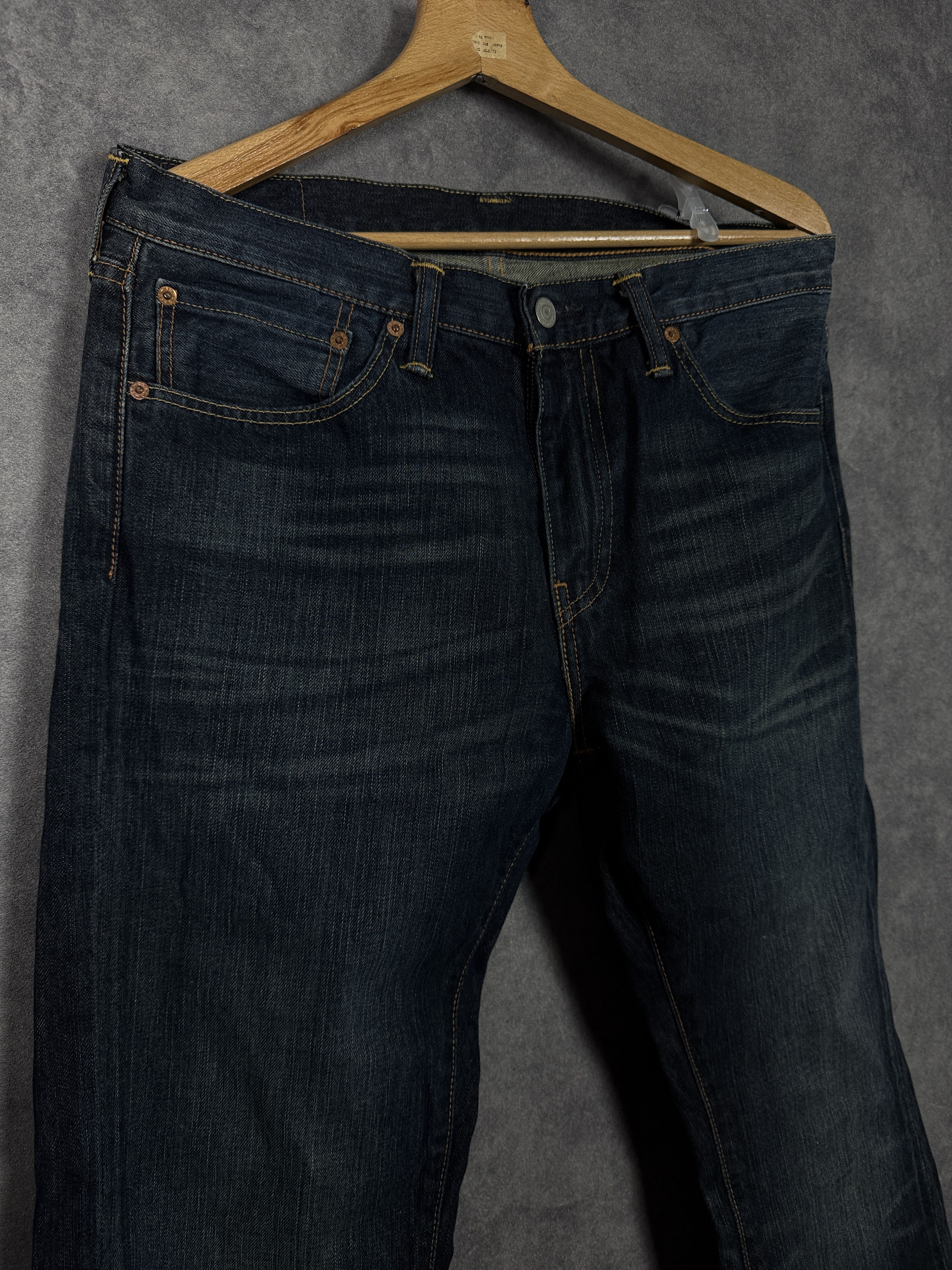 Levi's Levi’s 527 jeans Texas Country Style navy distressed vintage Size US 34 / EU 50 - 3 Thumbnail