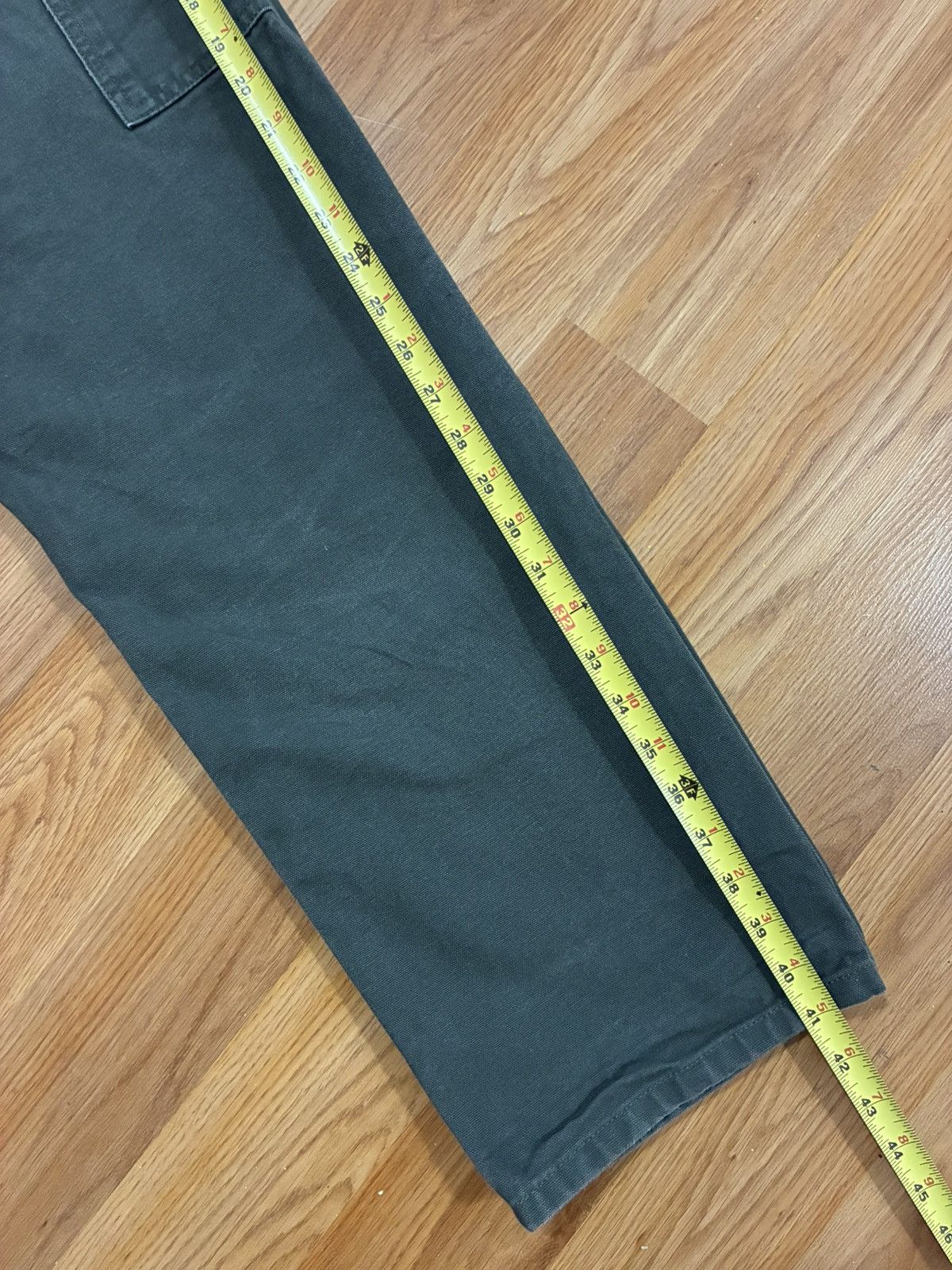 Carhartt Wip 31x32 Carhartt WIP Double Knee Stone Washed Canvas Pant Fade Size US 31 - 19 Thumbnail