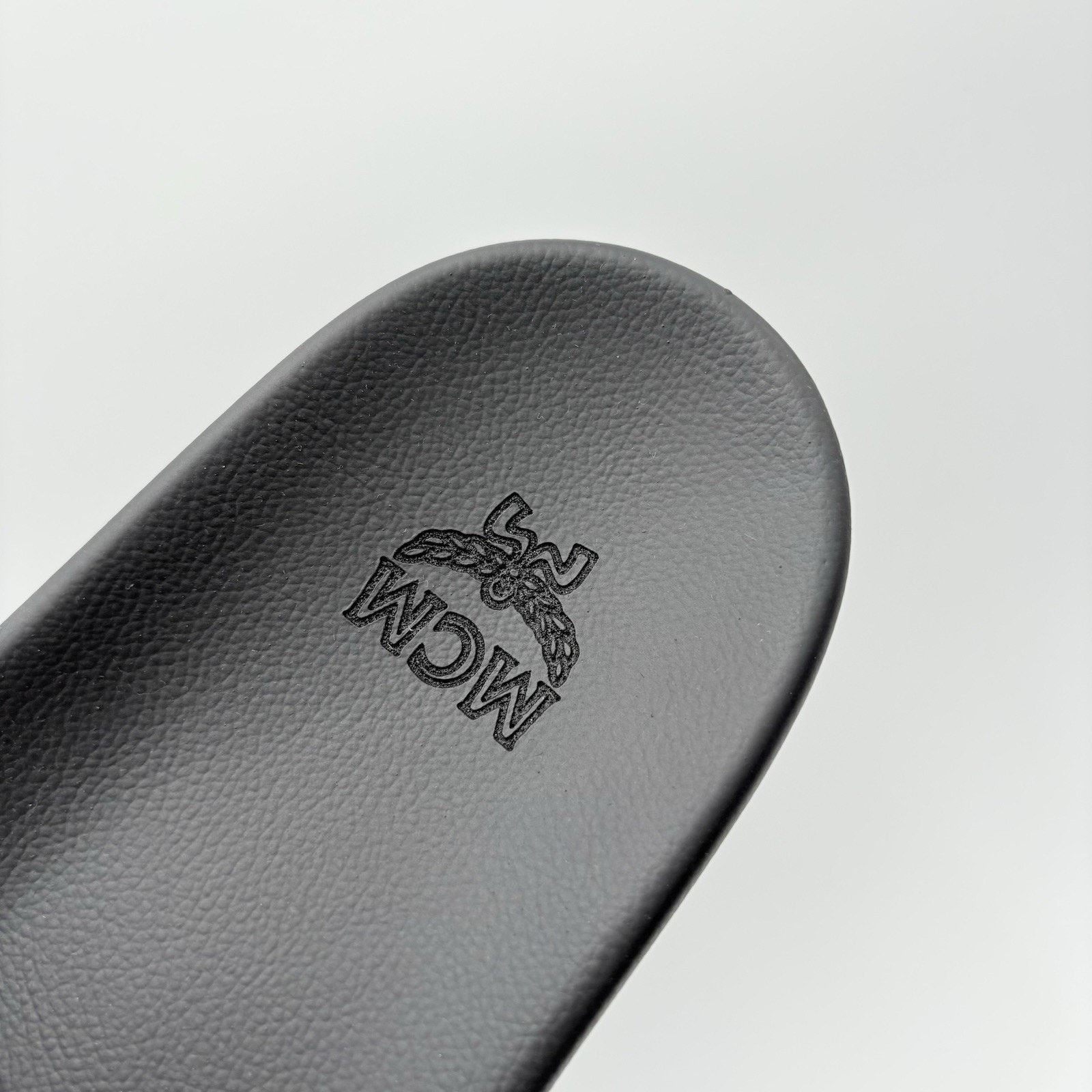 MCM MCM Monogram Print Slides ' Black Splash Green ' | NEW! Size US 12 / EU 45 - 6 Thumbnail