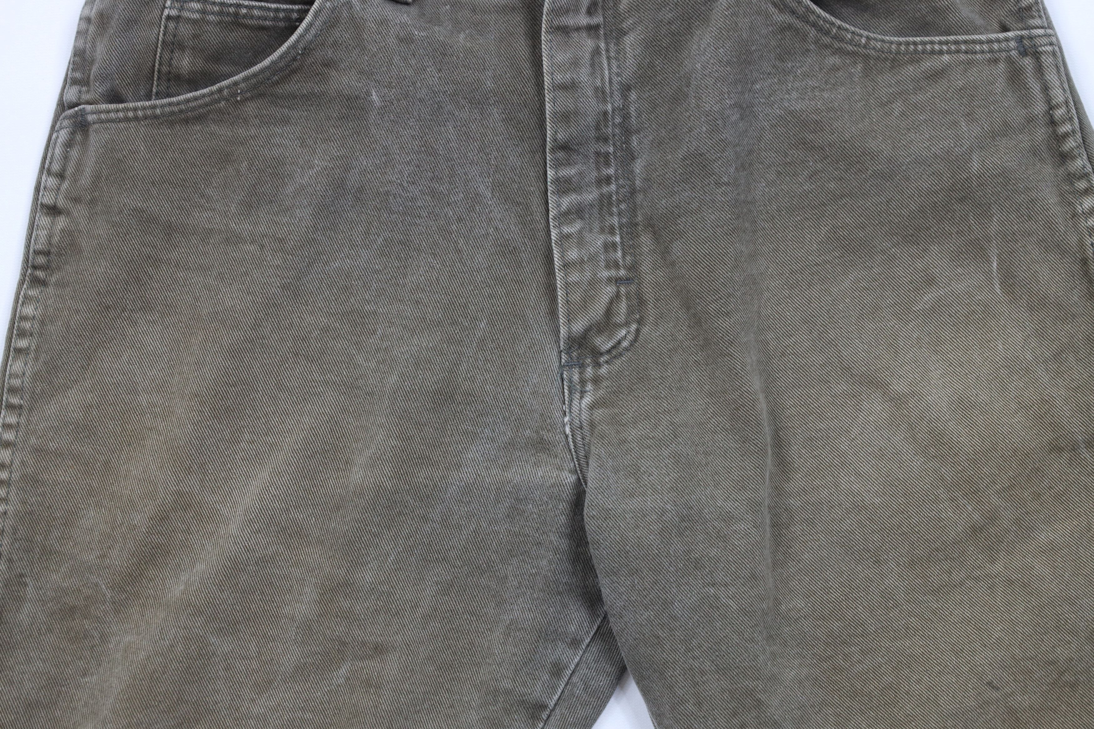 Wrangler Vintage 90s Wrangler Above Knee Denim Jean Shorts Green USA Size US 32 / EU 48 - 3 Thumbnail