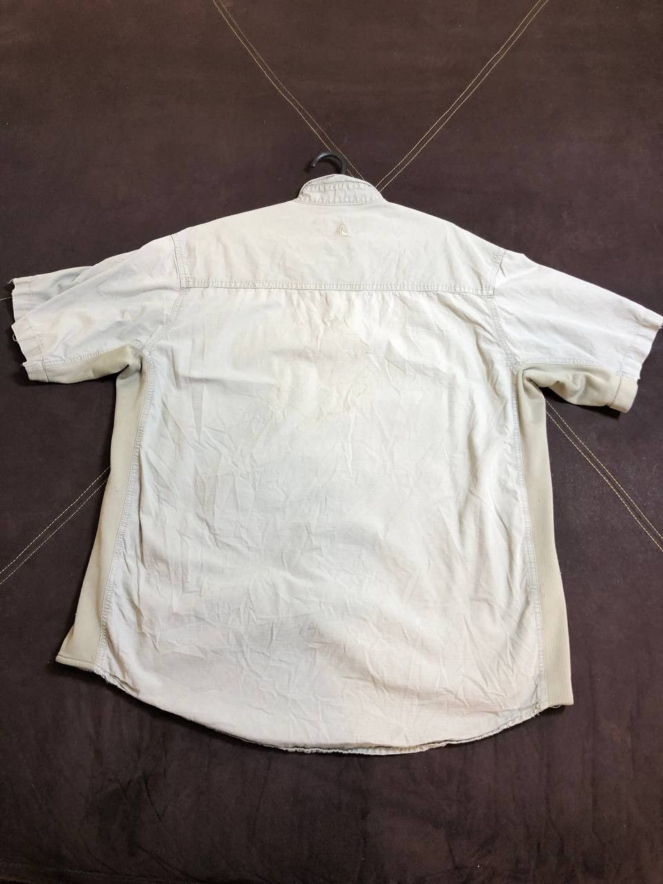 Wrangler Vintage Wrangler Men's Khaki Button-Up Shirt Short Sleeve Size US XL / EU 56 / 4 - 21 Thumbnail