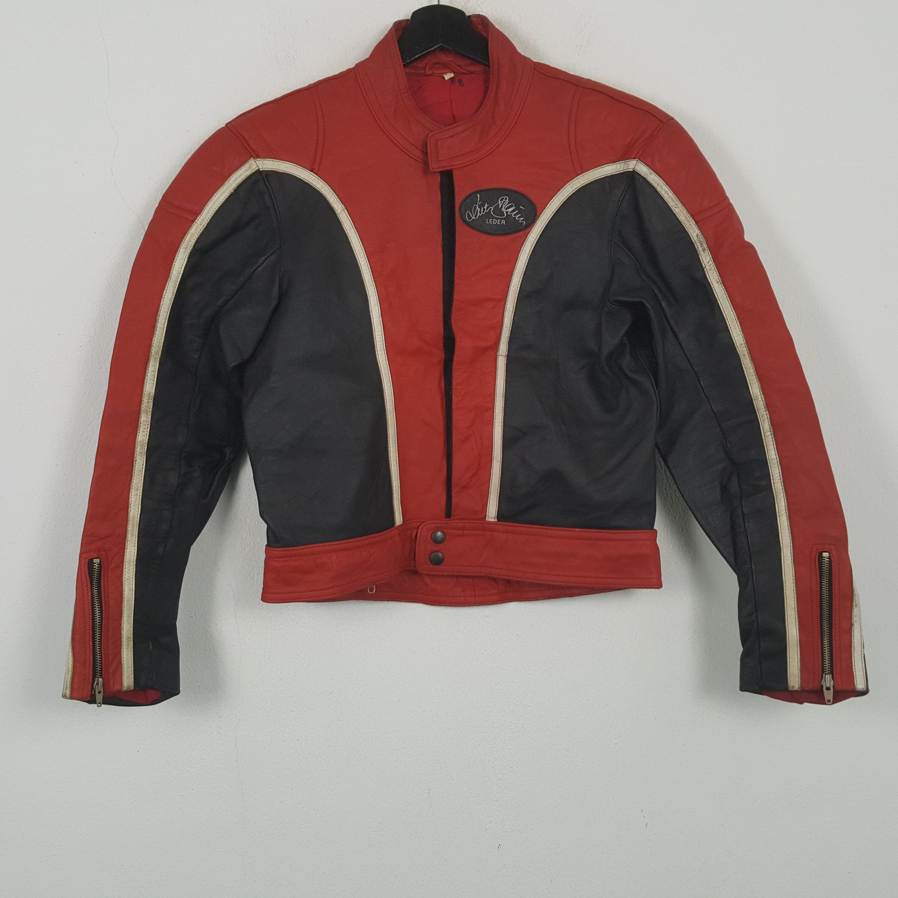 Vintage Motorcycle Style Jacket RR6 Size US S / EU 44-46 / 1 - 1 Thumbnail