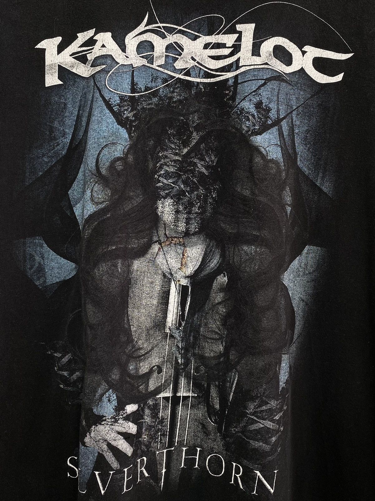 Band Tees Kamelot Silverthorn Music Band Tour T Shirt Men Size M Black Size US M / EU 48-50 / 2 - 3 Thumbnail