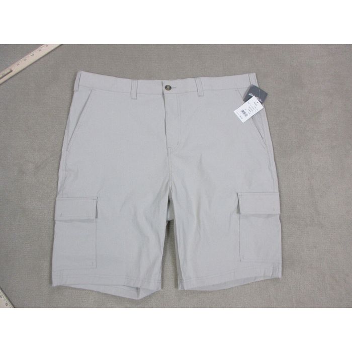 Eddie Bauer Eddie Bauer Shorts Mens 40 Beige Cargo Nylon Stretch Hiking