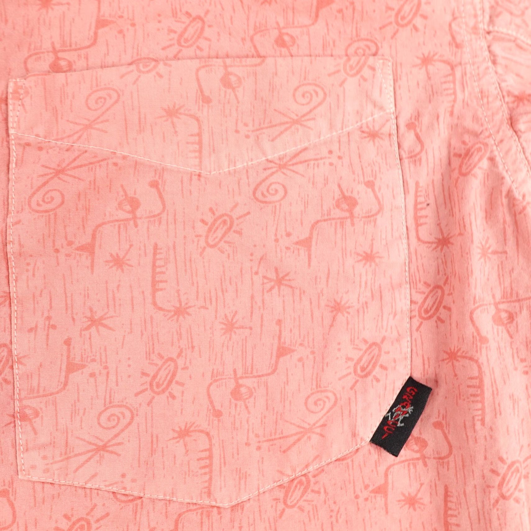 Gramicci VINTAGE Gramicci Shirt Mens Large Pink Geometric Button Up Long Sleeve Outdoors Hiking Size US L / EU 52-54 / 3 - 3 Thumbnail
