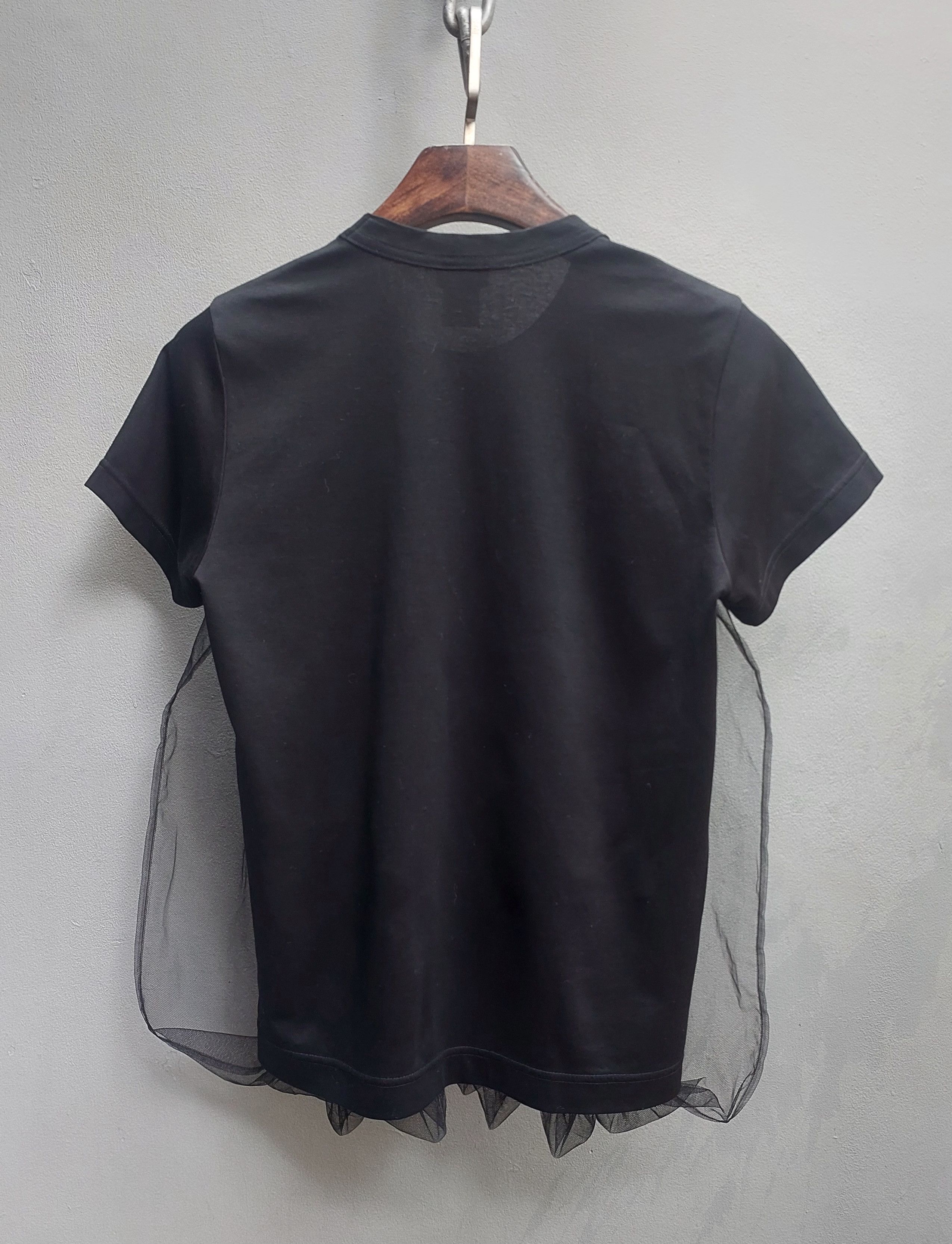 Noir Kei Ninomiya Noir Kei Ninomiya Cotton with sheer gathered tulle overlay Size S / US 4 / IT 40 - 9 Thumbnail