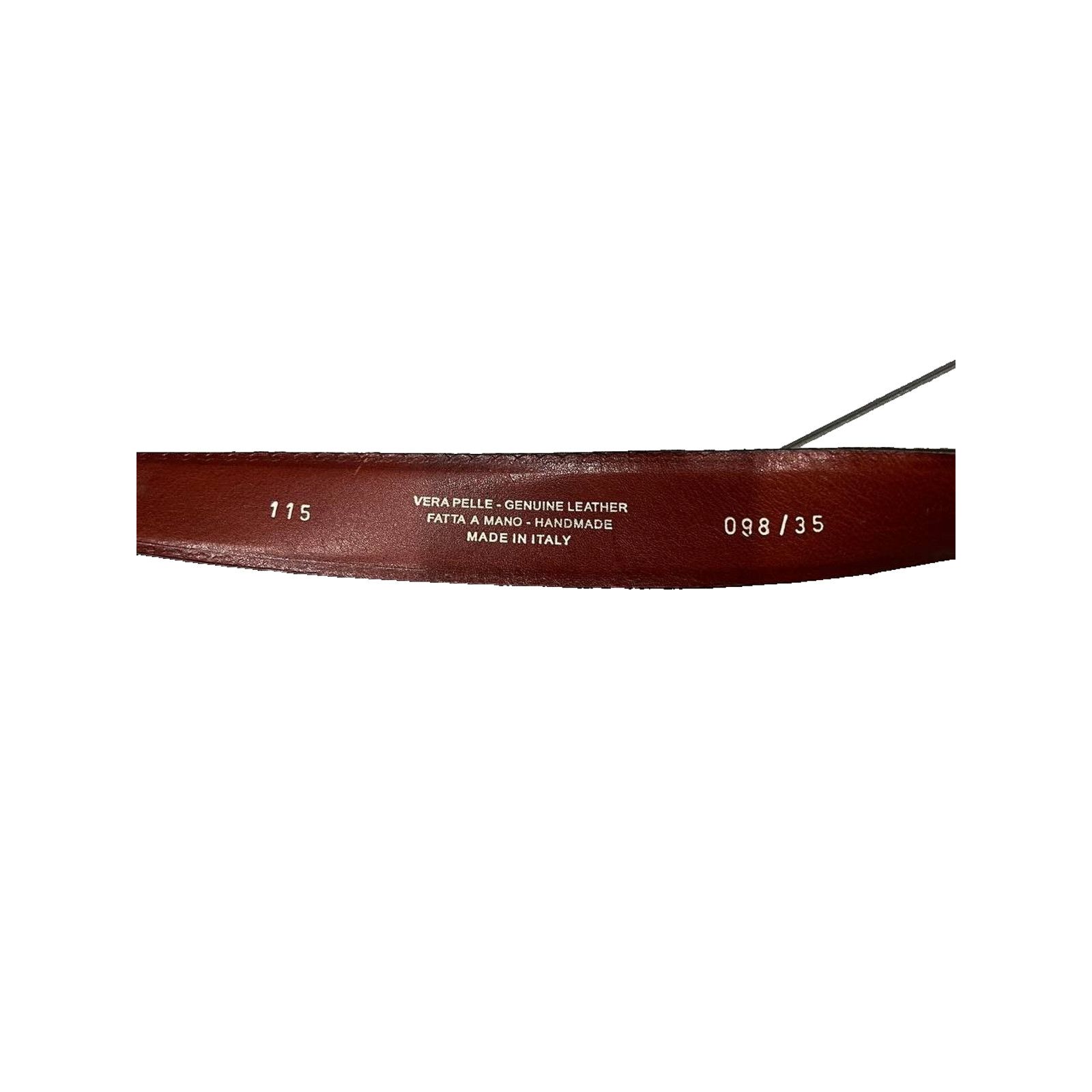 Vera Pelle Vera Pelle Genuine & Italy made Belt Brown 98 115 A003160 Size ONE SIZE - 3 Thumbnail