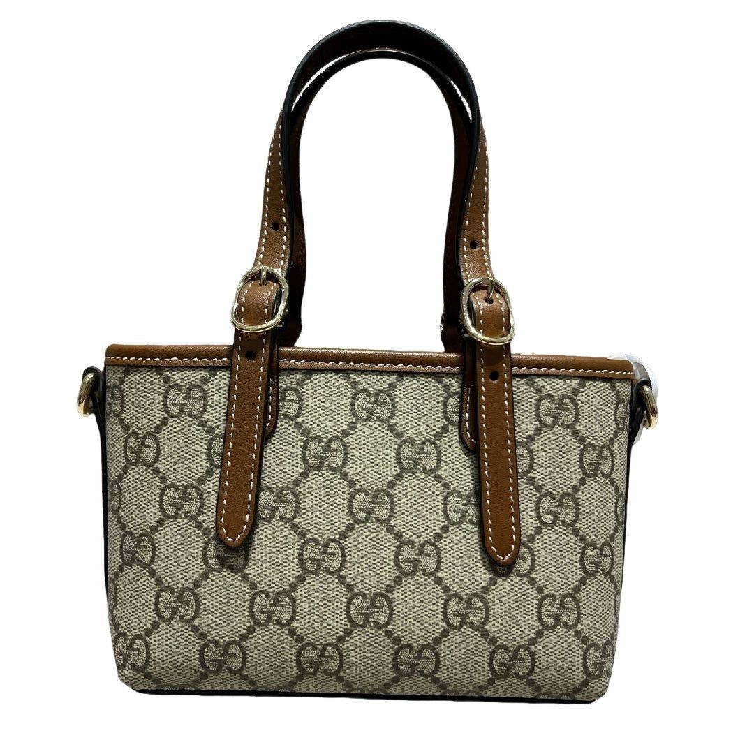 Gucci Gucci Monogram Coated Canvas Mini Handle Bag Size ONE SIZE - 1 Thumbnail