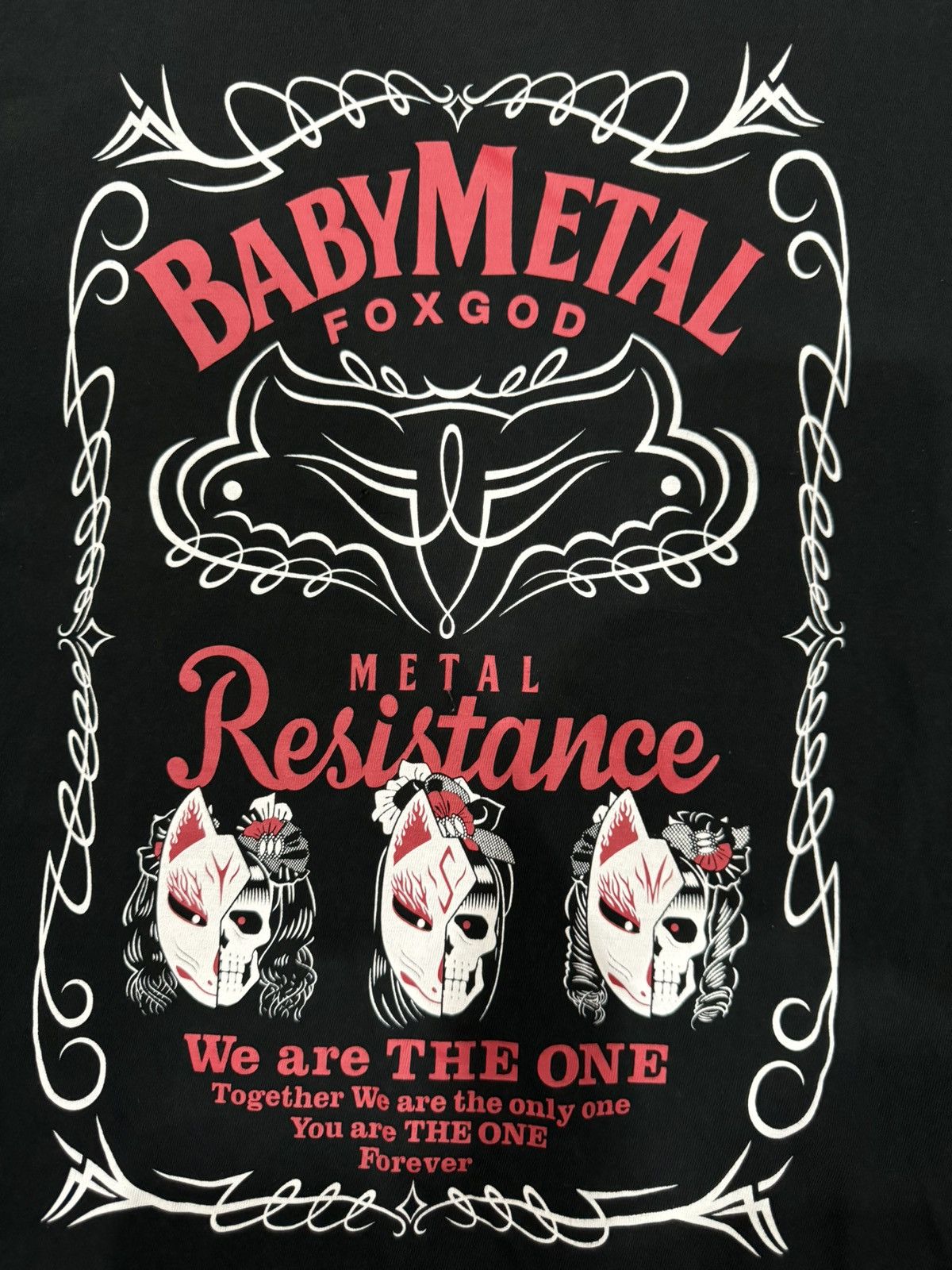Band Tees BABY METAL Fox God Metal Resistance Band Tees Size US M / EU 48-50 / 2 - 1 Thumbnail