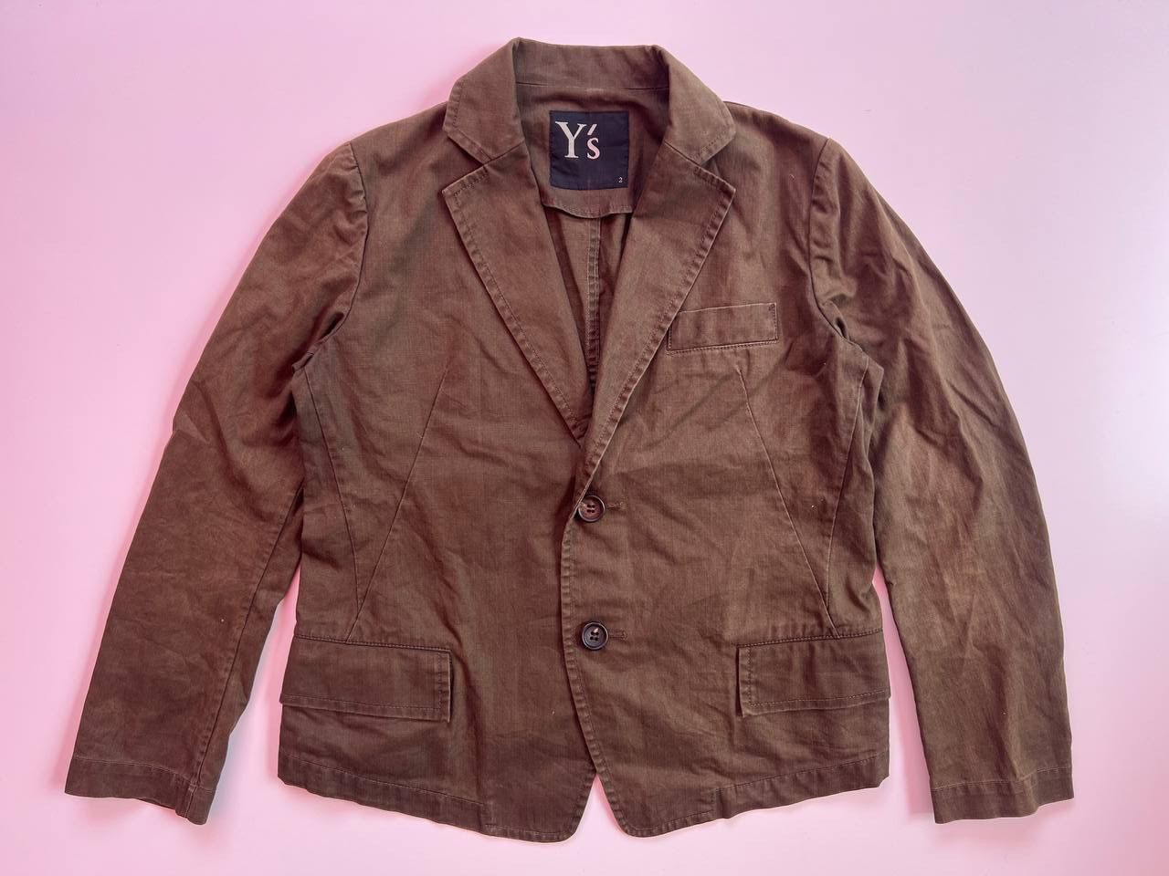 Vintage × Y's × Yohji Yamamoto Vintage Y's Yohji Yamamoto blazer Size 34S - 1 Thumbnail