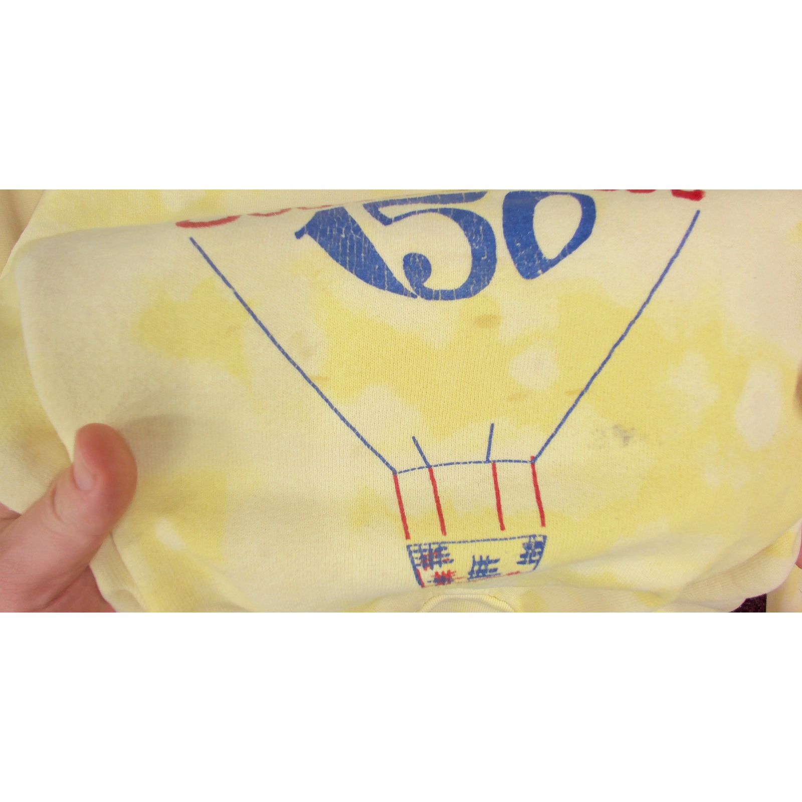 Fruit Of The Loom VTG 80s Fruit of the Loom 50/50 Tie Dye Balloon Raglan M/L Size L / US 10 / IT 46 - 10 Thumbnail