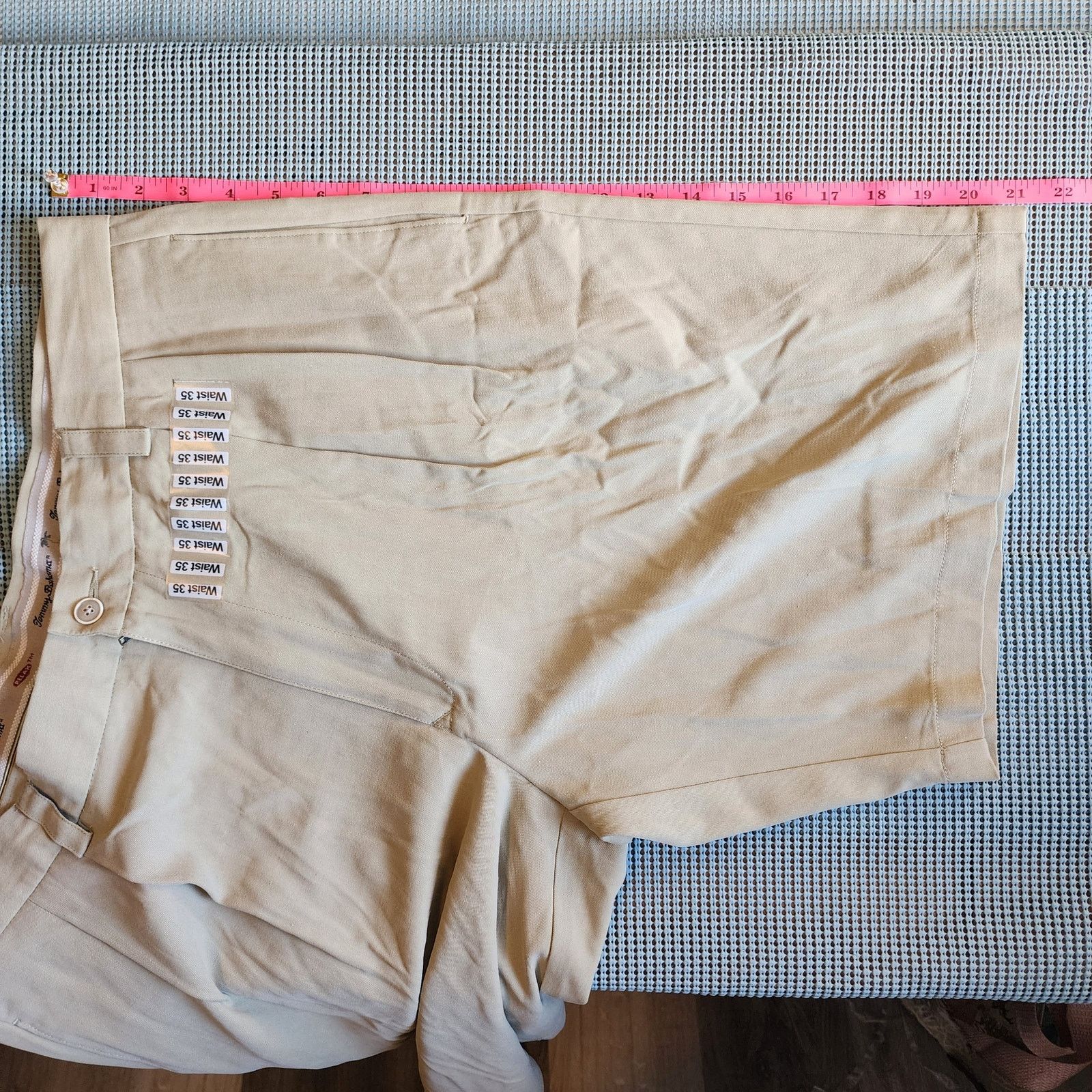 Tommy Bahama NWT Tommy Bahama Silk Khaki Shorts Size 35, Size US 35 - 6 Thumbnail
