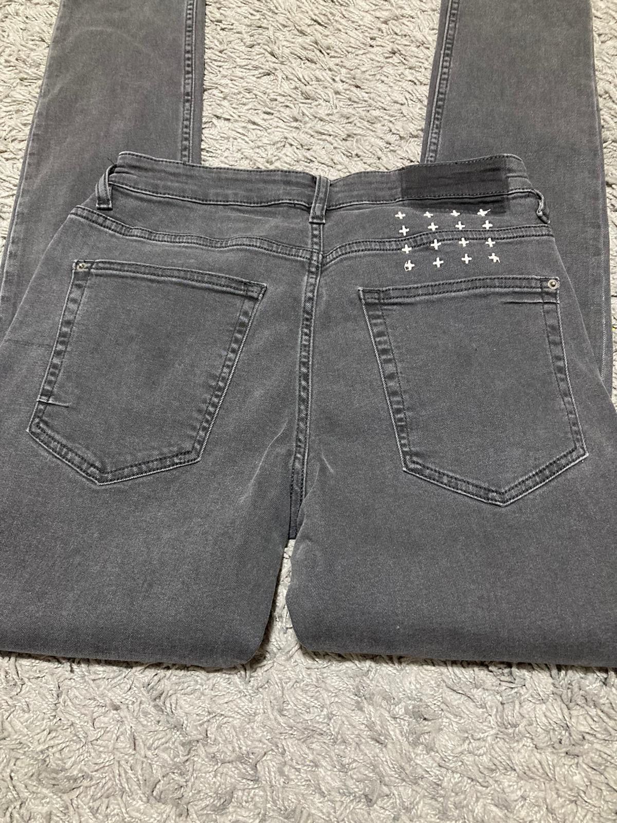 Ksubi Distressed Grey Jeans Size US 31 - 4 Thumbnail