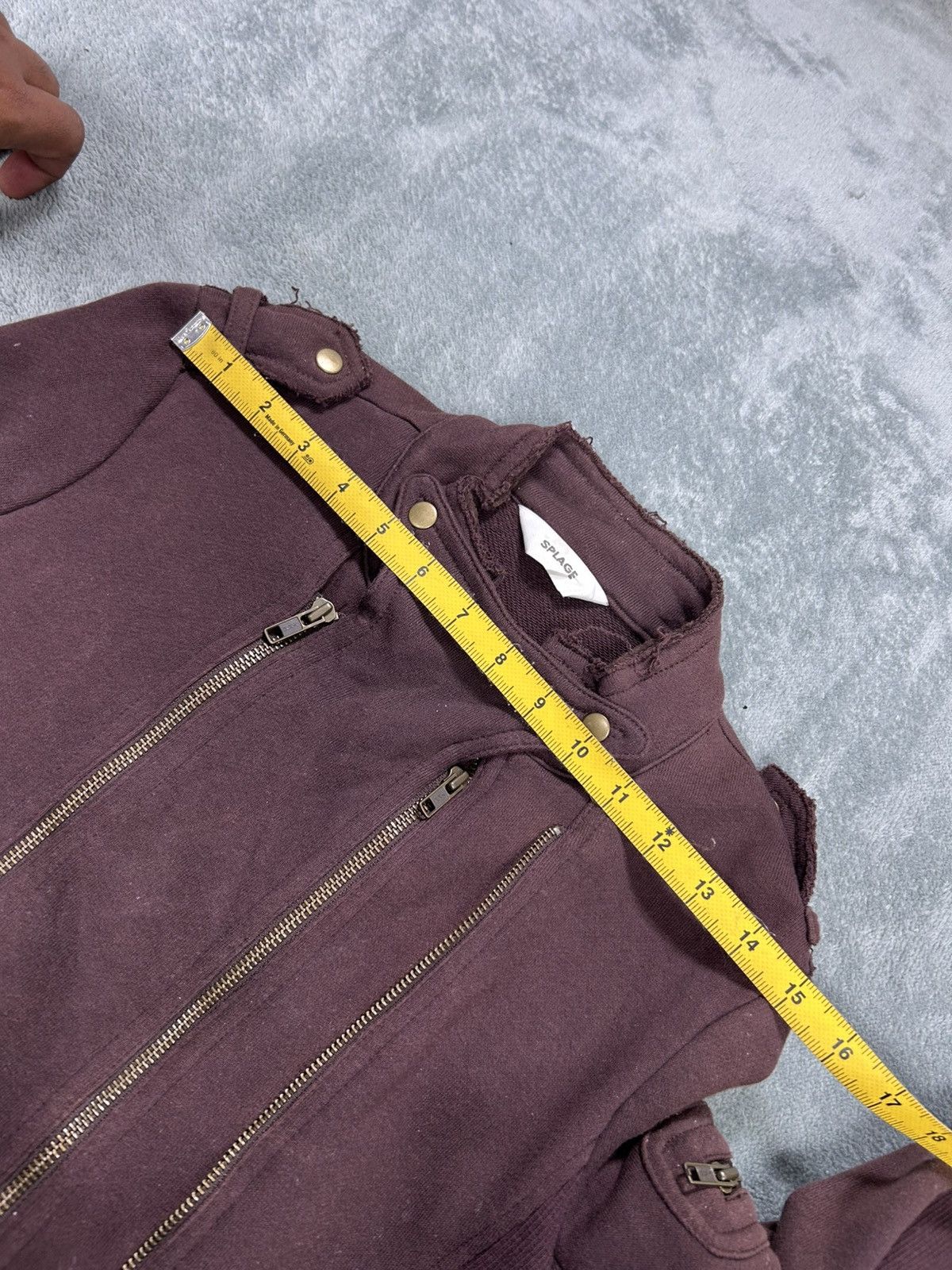 If Six Was Nine Splage Asymmetrical Zipper Jacket. J0116 Size M / US 6-8 / IT 42-44 - 14 Thumbnail