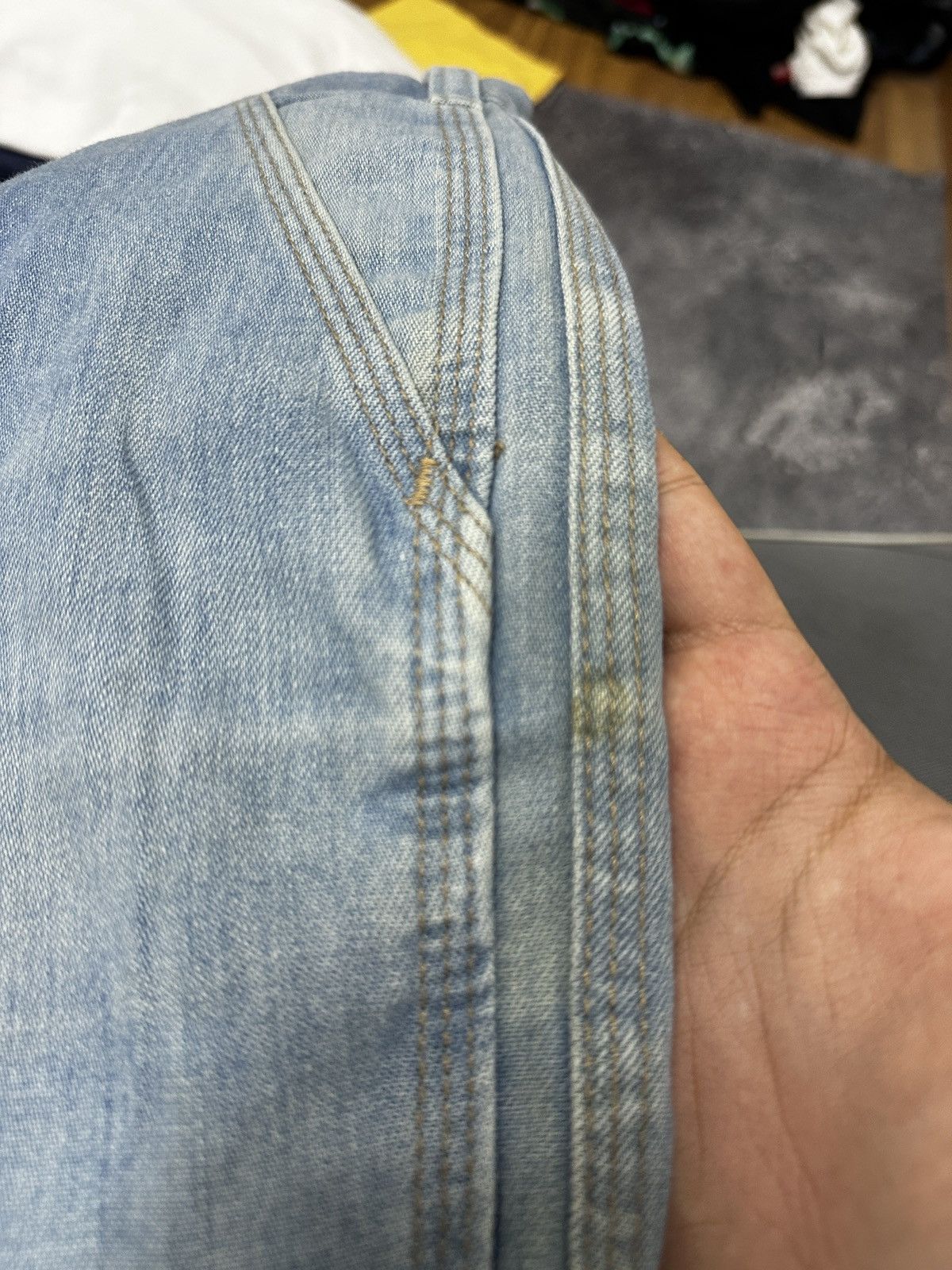 Levi's Vintage Levi’s 70’s Talon Boot-Cut Painted Denim Pants Y2k Size US 32 / EU 48 - 10 Thumbnail