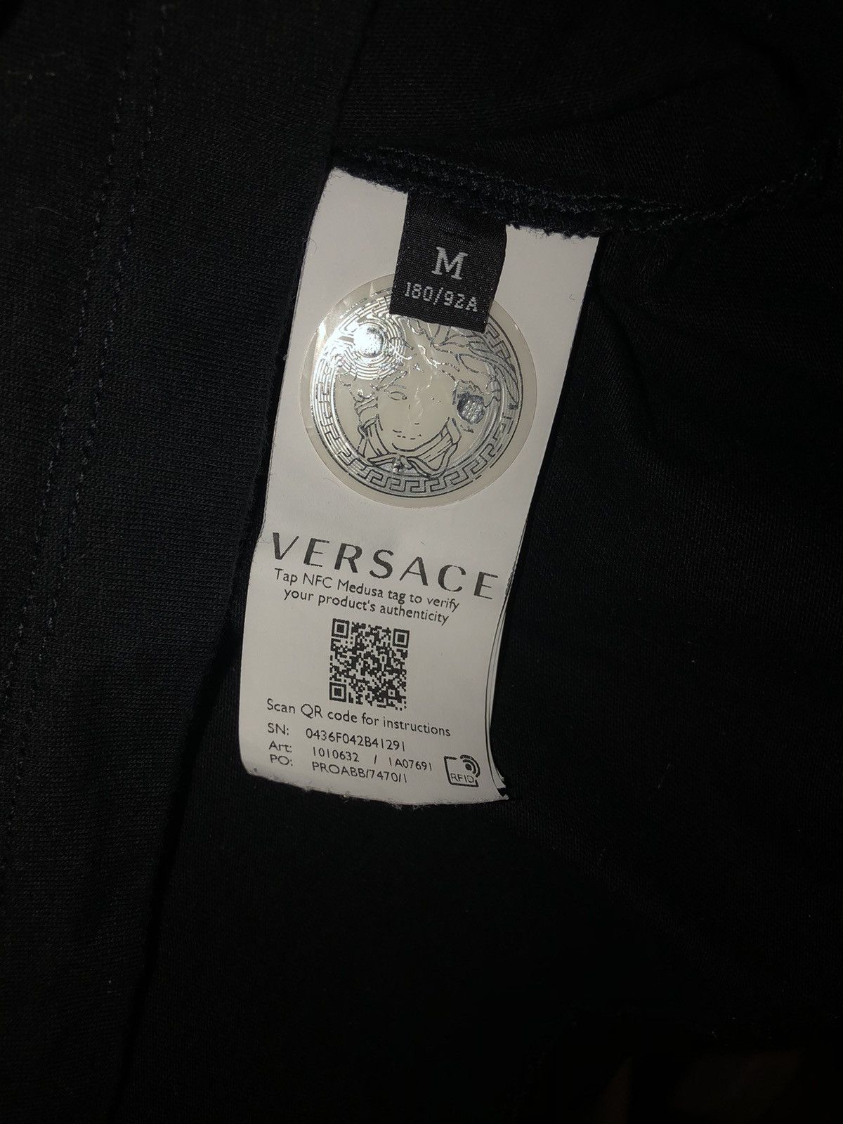 Versace Versace Medusa Flame T Shirt US Men’s Medium Size US M / EU 48-50 / 2 - 4 Thumbnail