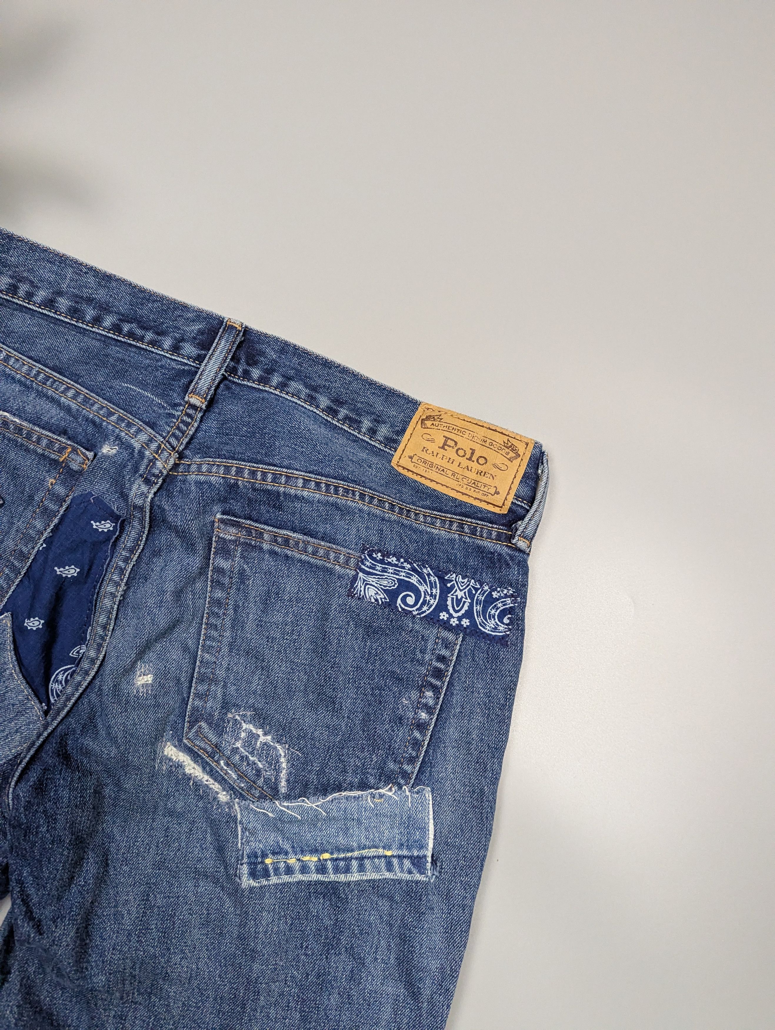 Polo Ralph Lauren Polo Ralph Lauren Avery Boyfriend Shorts Patchwork Size 22" - 17 Thumbnail