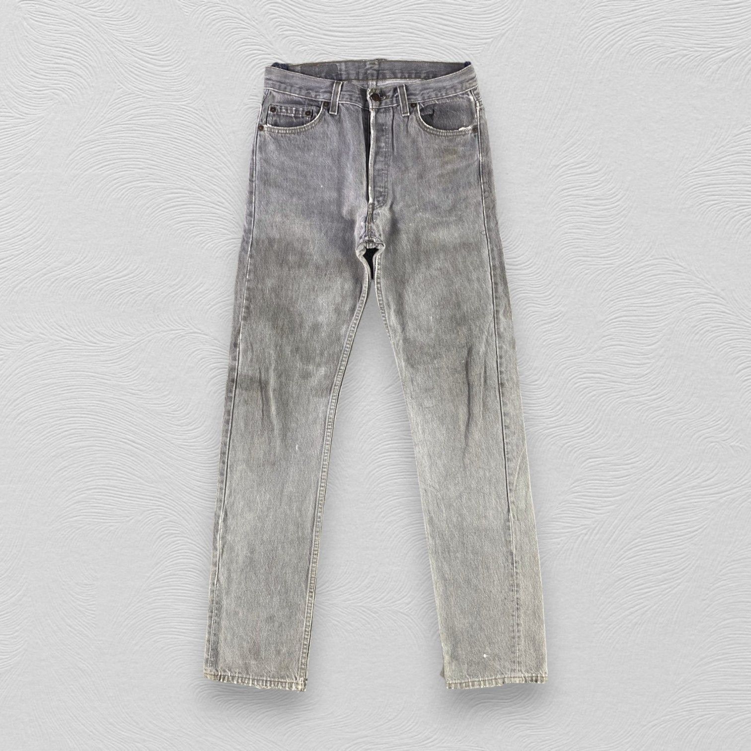 Levi's Vintage 90s Levis 501 Jeans Faded Gray Denim KJ3349 Size US 30 / EU 46 - 1 Thumbnail
