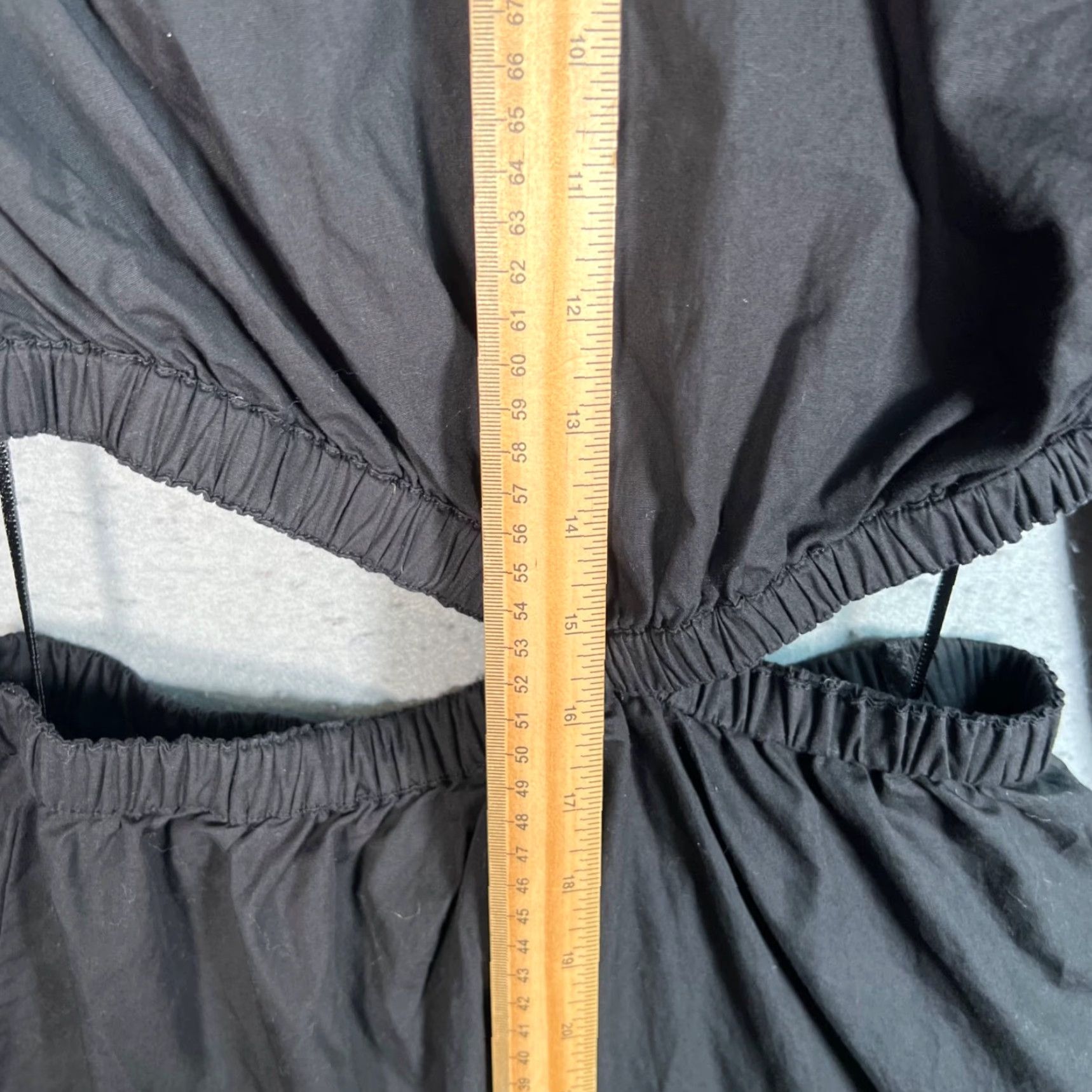 Gap Gap Dress Womens Small Tall Black Cutout Long Sleeve A-Line Fit & Flare Size S / US 4 / IT 40 - 6 Thumbnail