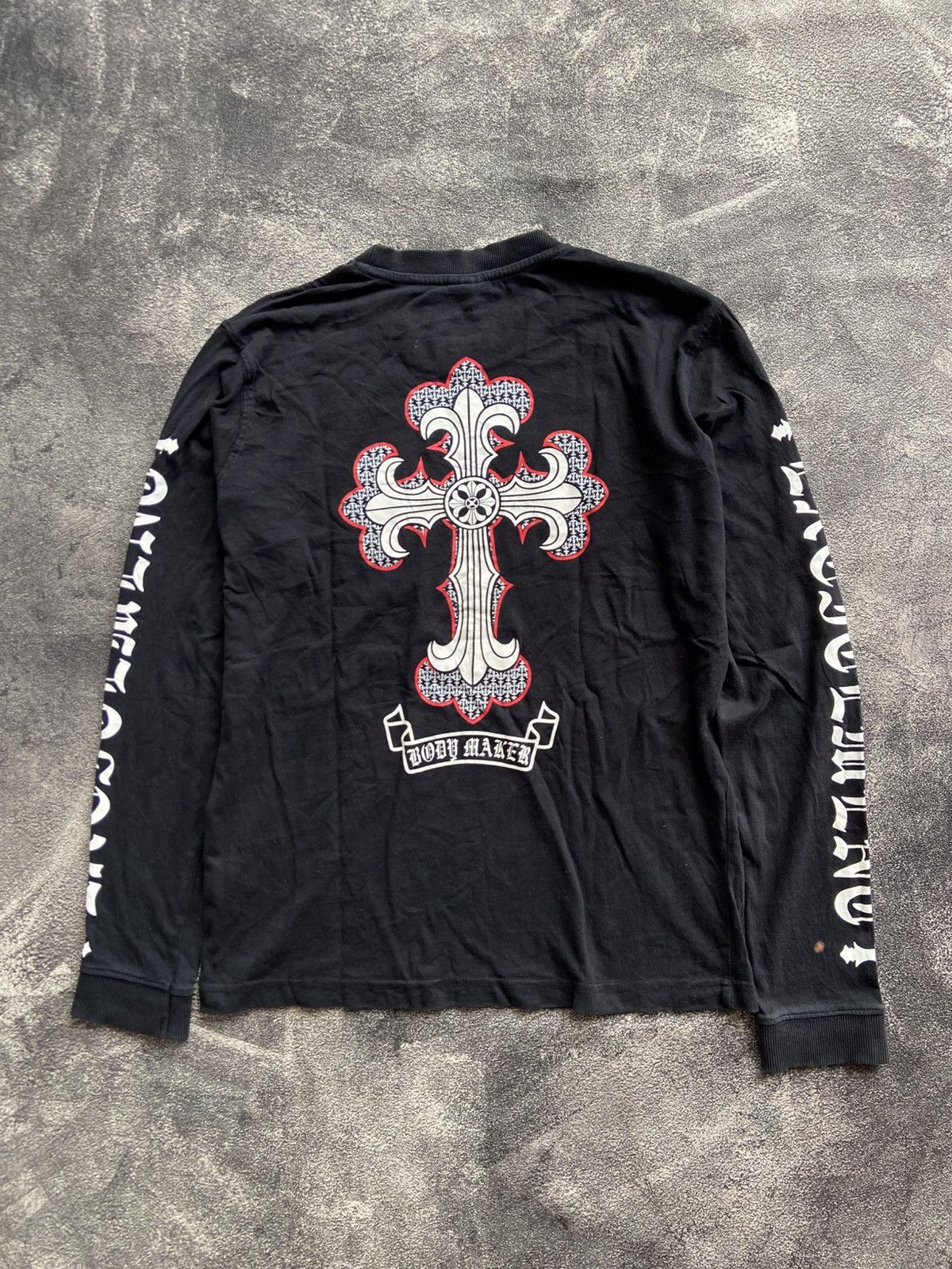 Japanese Brand Body Maker Cross Chrome Longsleeve Size US M / EU 48-50 / 2 - 1 Thumbnail