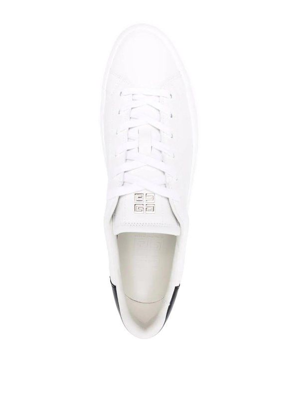 Givenchy o1lv12m1025 City Sport Lace Up Sneakers in White Size US 11 / EU 44 - 4 Thumbnail