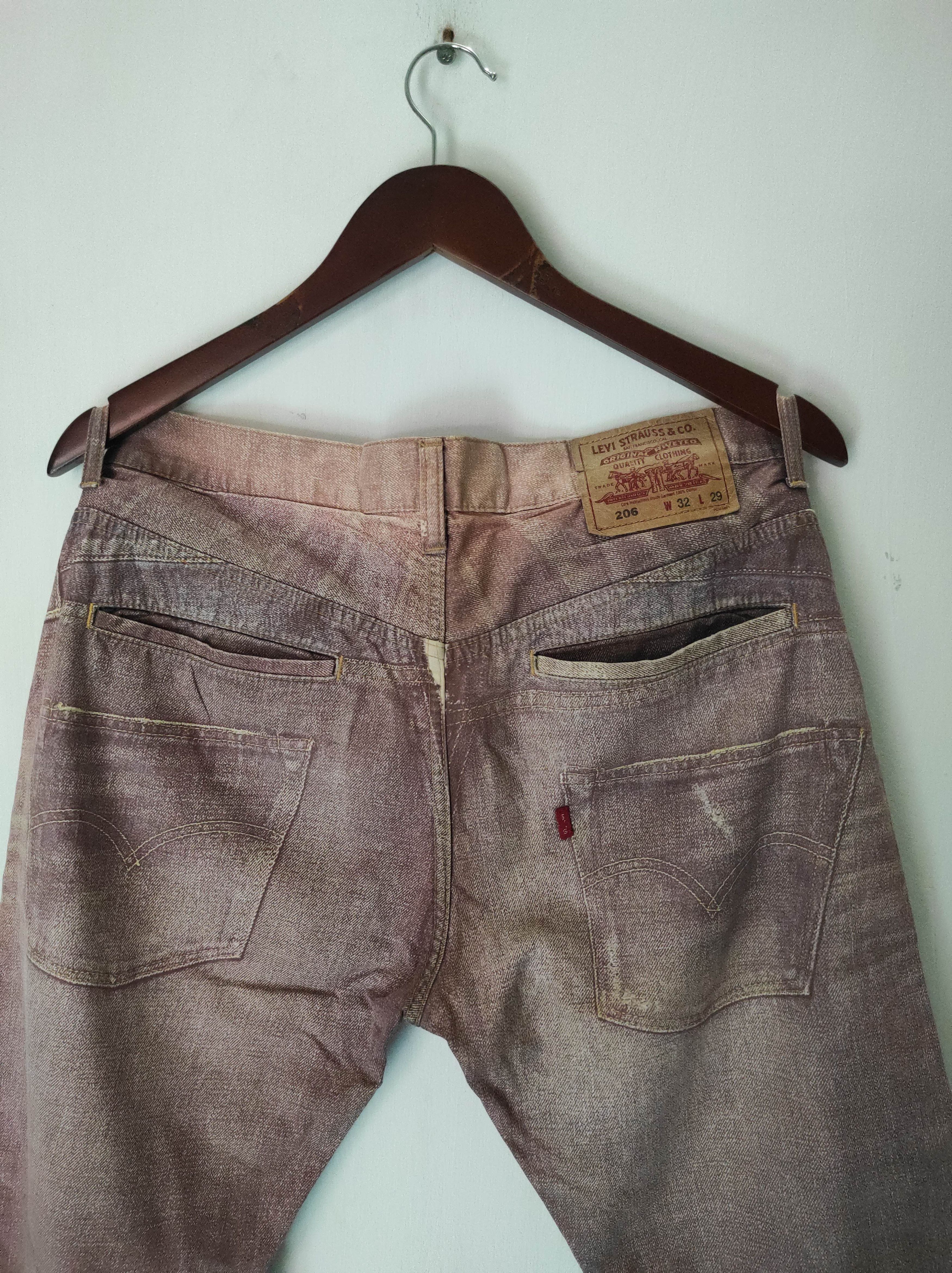 Comme des Garcons RARE Levis 206 x Comme Des Garcons Printed Jeans Pants Size US 30 / EU 46 - 16 Thumbnail