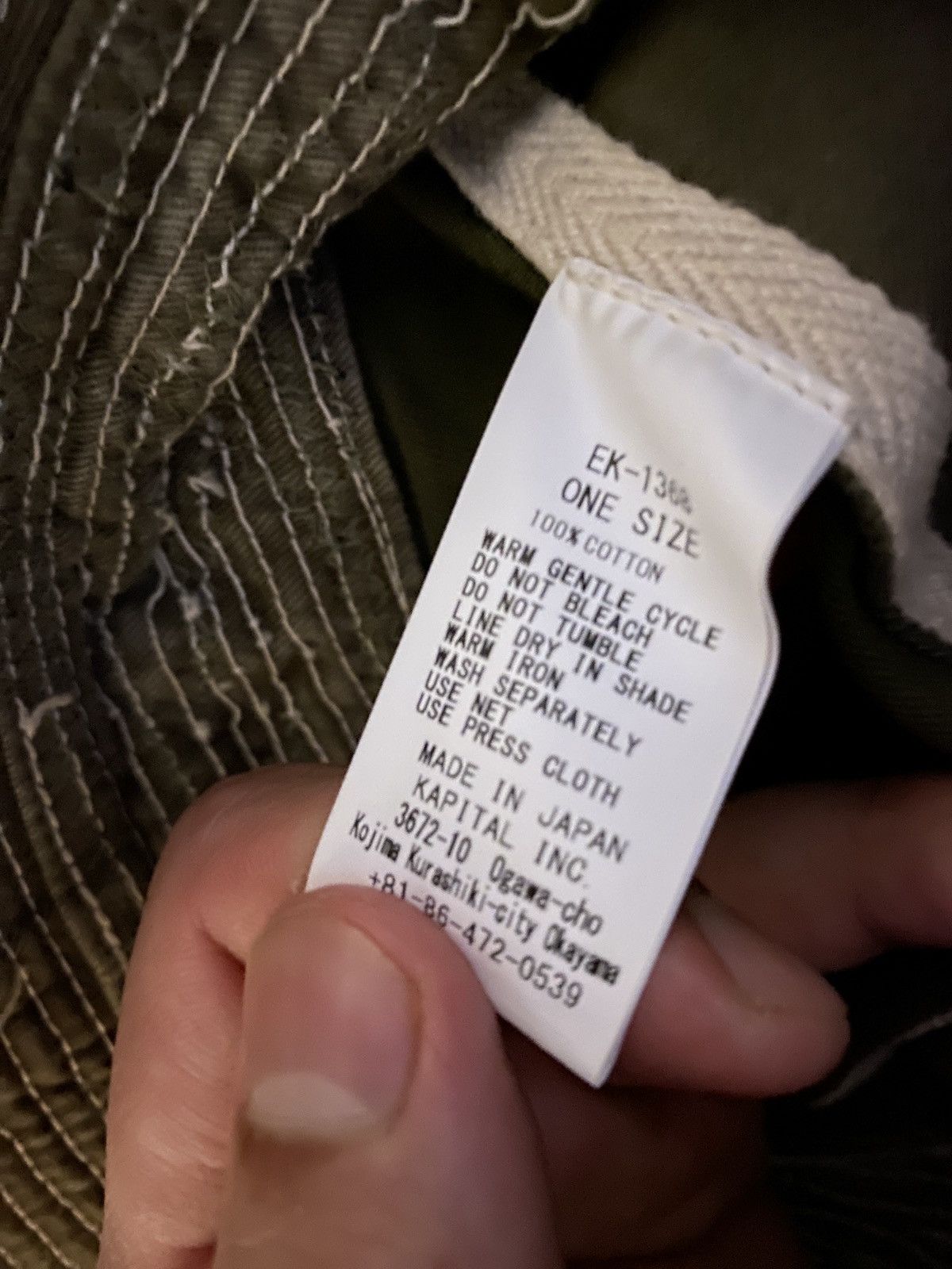 Kapital × Kapital Kountry Kapital Boro Bucket Hat Size ONE SIZE - 5 Thumbnail